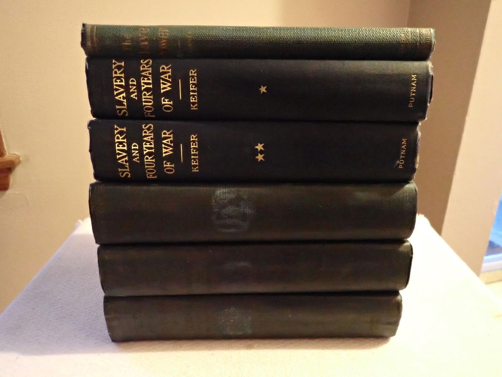 History of Rise and Fall of Slave Power in America: Vol I, II, III by Henry Wilson. Slavery and Four Years of War Vol I and II by Joseph Keifer. The Slave Power 2nd Edition by J.E. Cairnes. These volumes deal with the "progression of pro-slavery