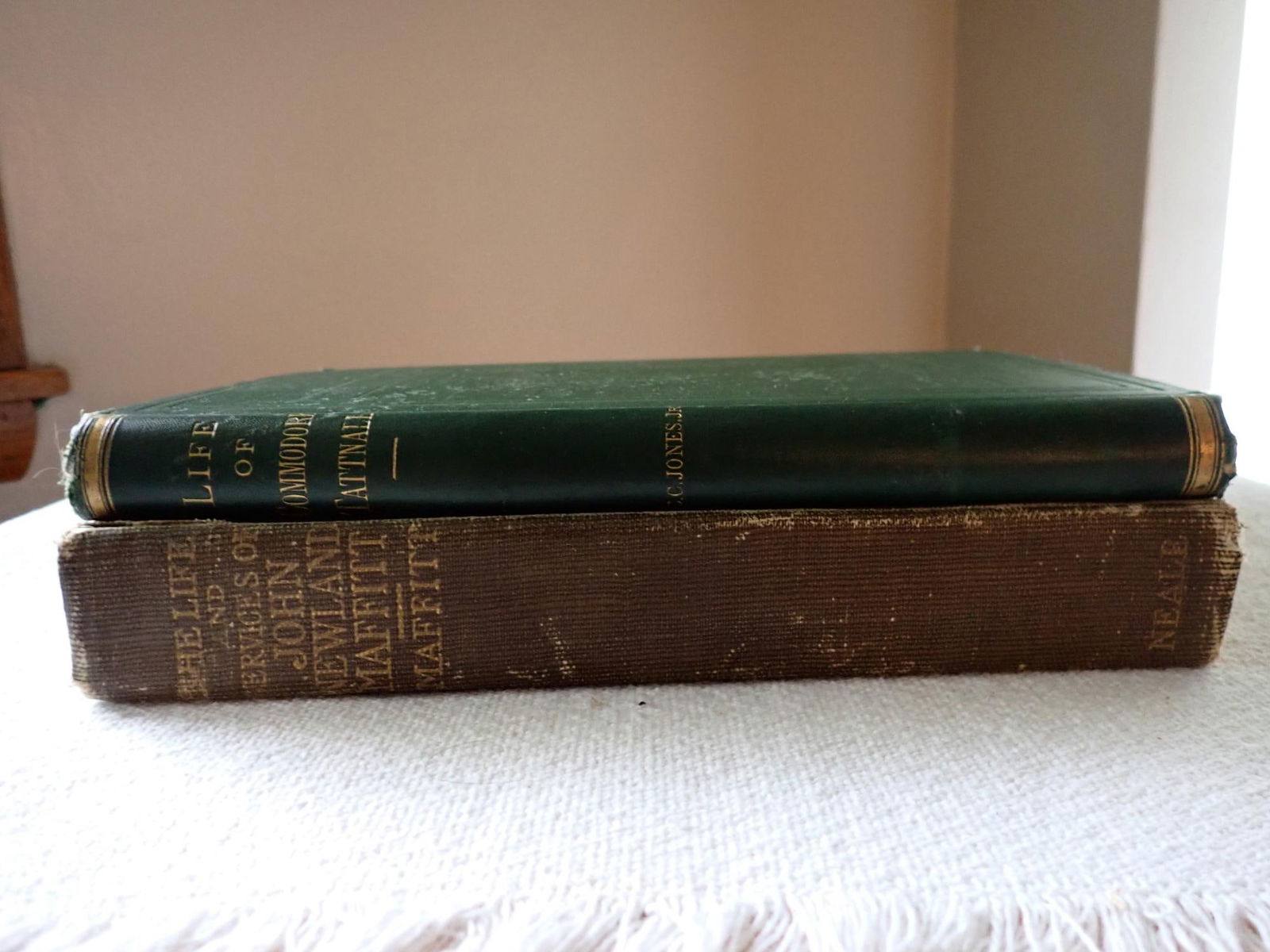 Confederate Navy: Cdre. Tattnall & John Maffitt: Confederate Navy: The Life of Commodore Tattnall and the life of John Newland Maffitt. The Life and Services of Commodore Josiah Tattnall by Charles C Jones Jr. 1878 presented by John R.F. Tattnall