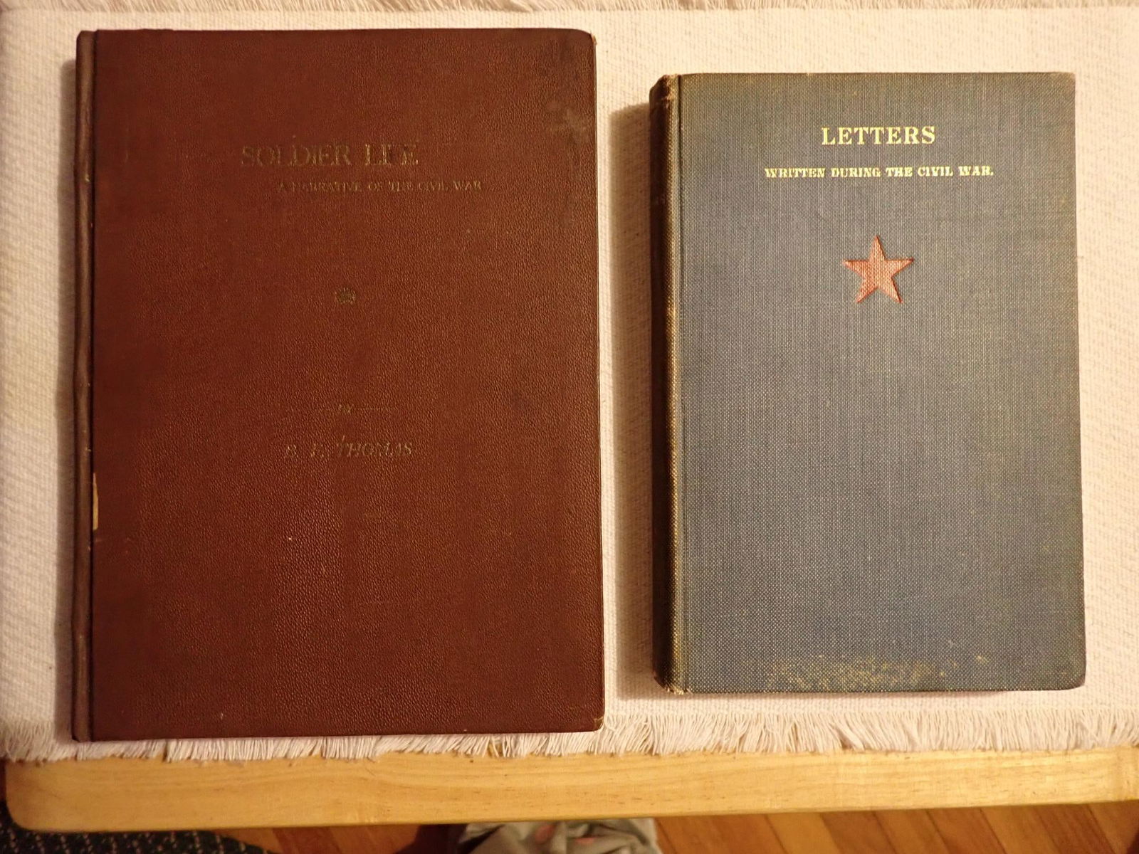 Second Massachusetts Infantry Regiment and other books: Soldier's Copy of Letters Written During the Civil War C.F. Morse Second Massachusetts Infantry Regiment. Soldier Life: A Narrative of the Civil War by B.F. Thomas. Letters Written During the Civil