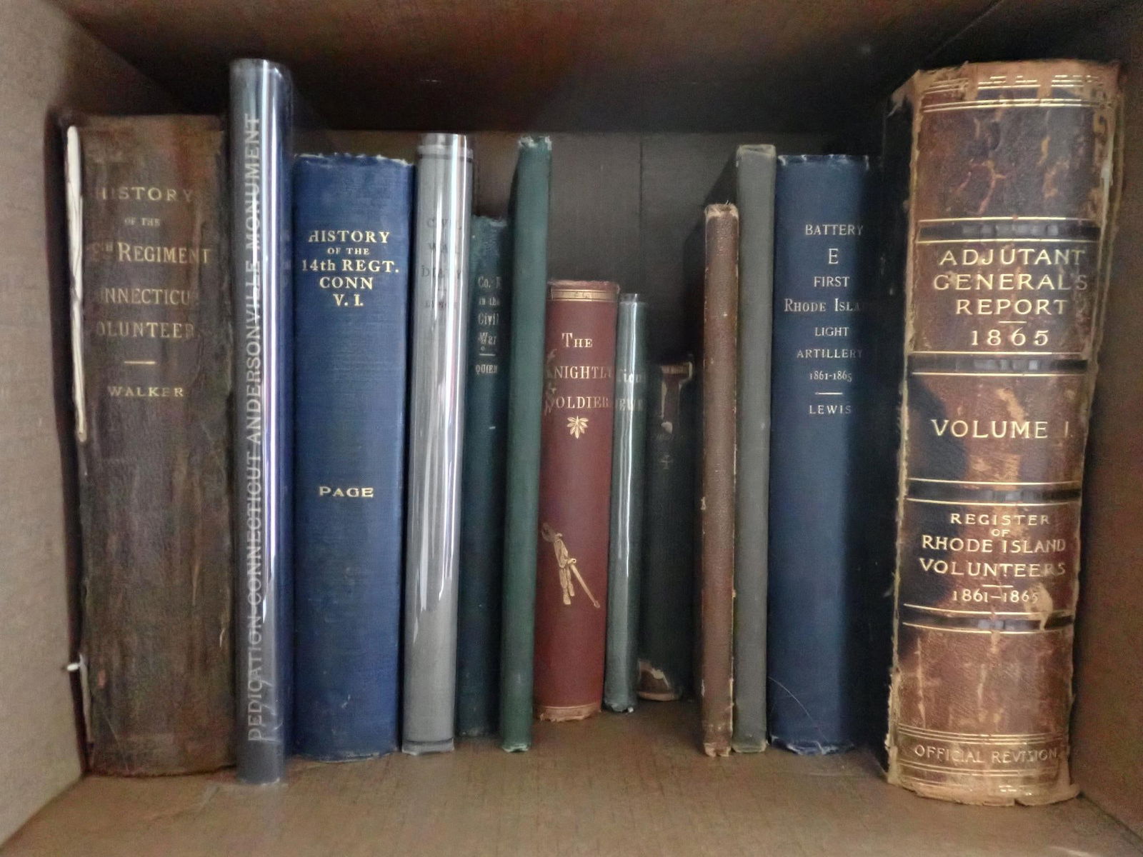 Rhode Island and Connecticut Civil War books (1 of 20)