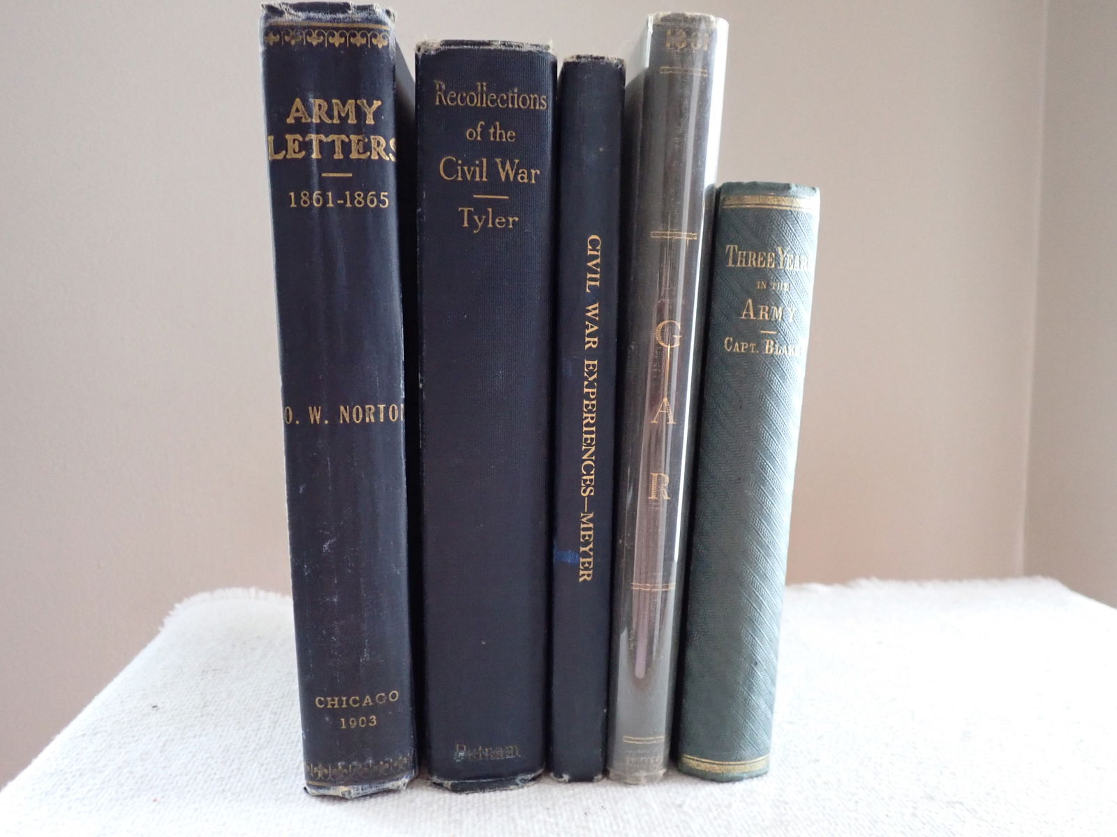 Signed Army Letters 1861-1865 & other books (1 of 17)