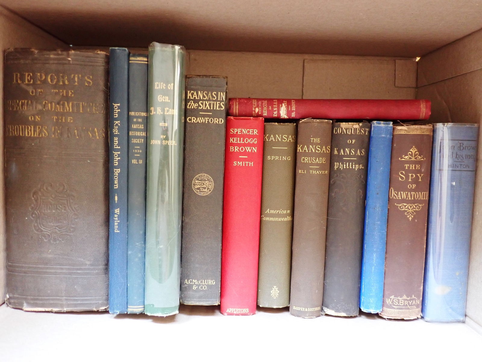 Kansas related Civil War books (1 of 20)