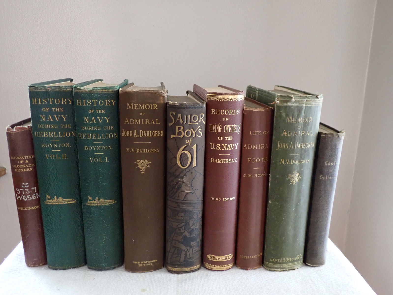 Civil War Naval related books (1 of 15)