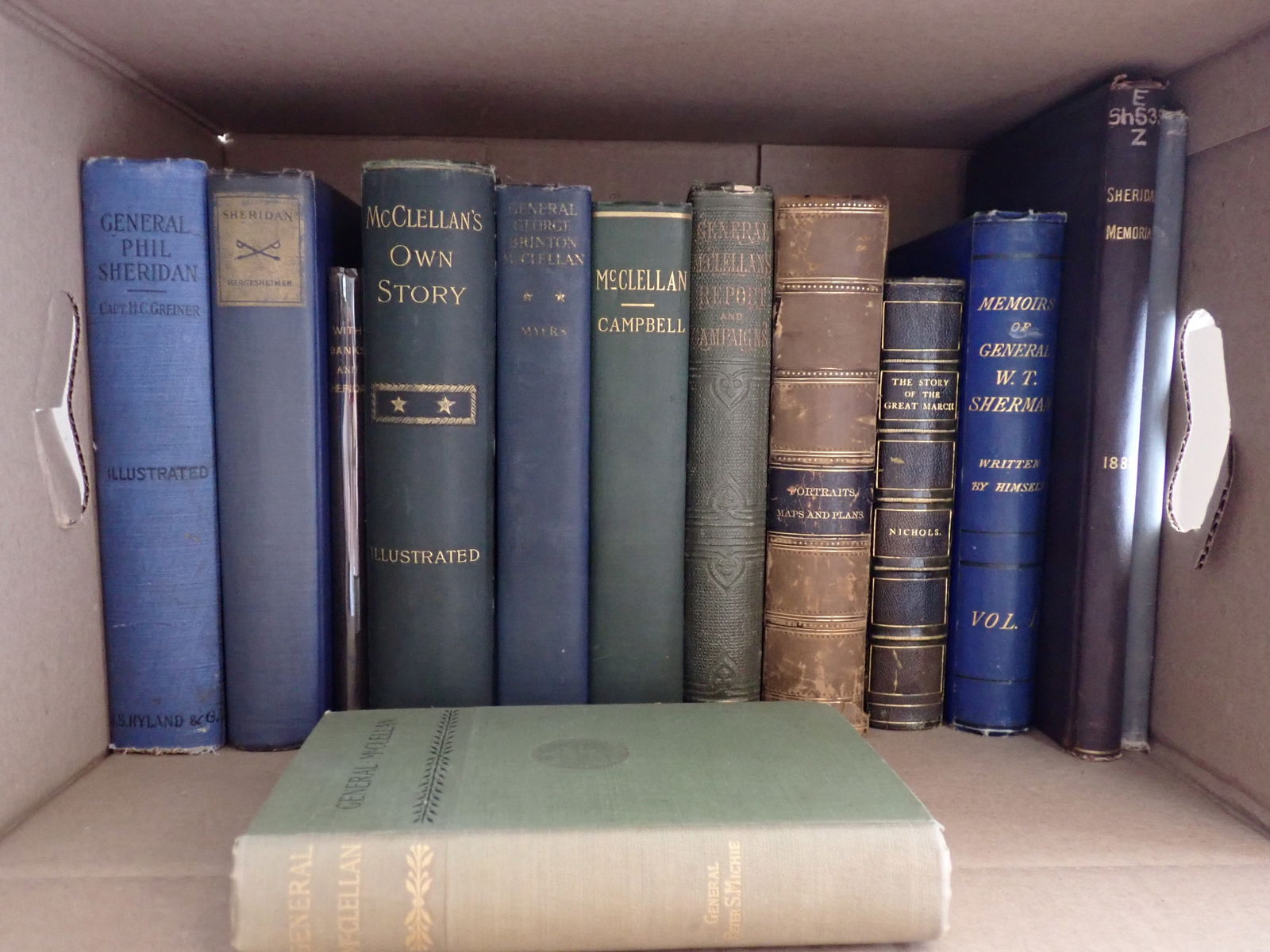 Books on Generals: Grant, Sheridan, etc. (1 of 20)