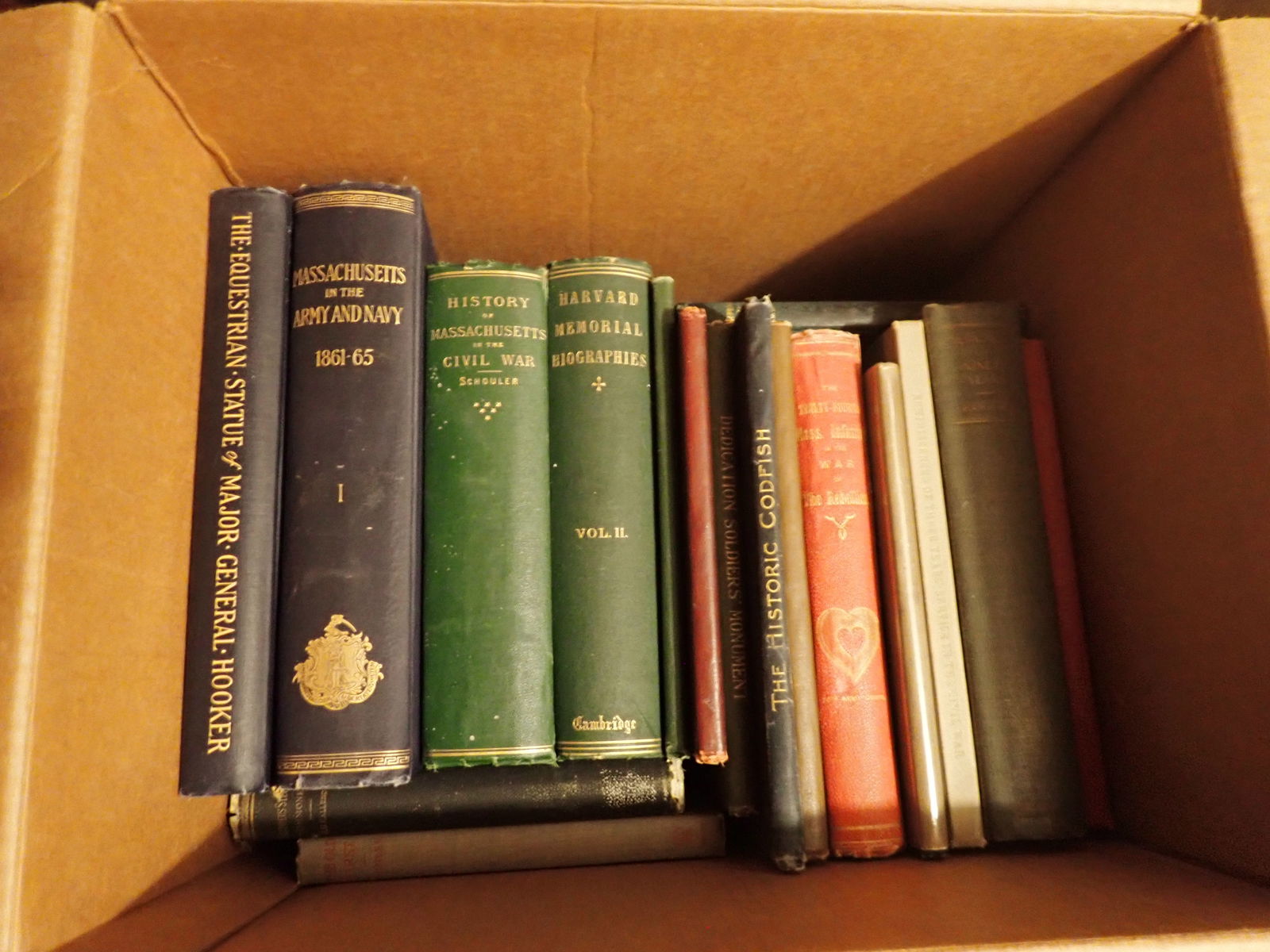 History of Massachusetts in Civil War & other books (1 of 20)