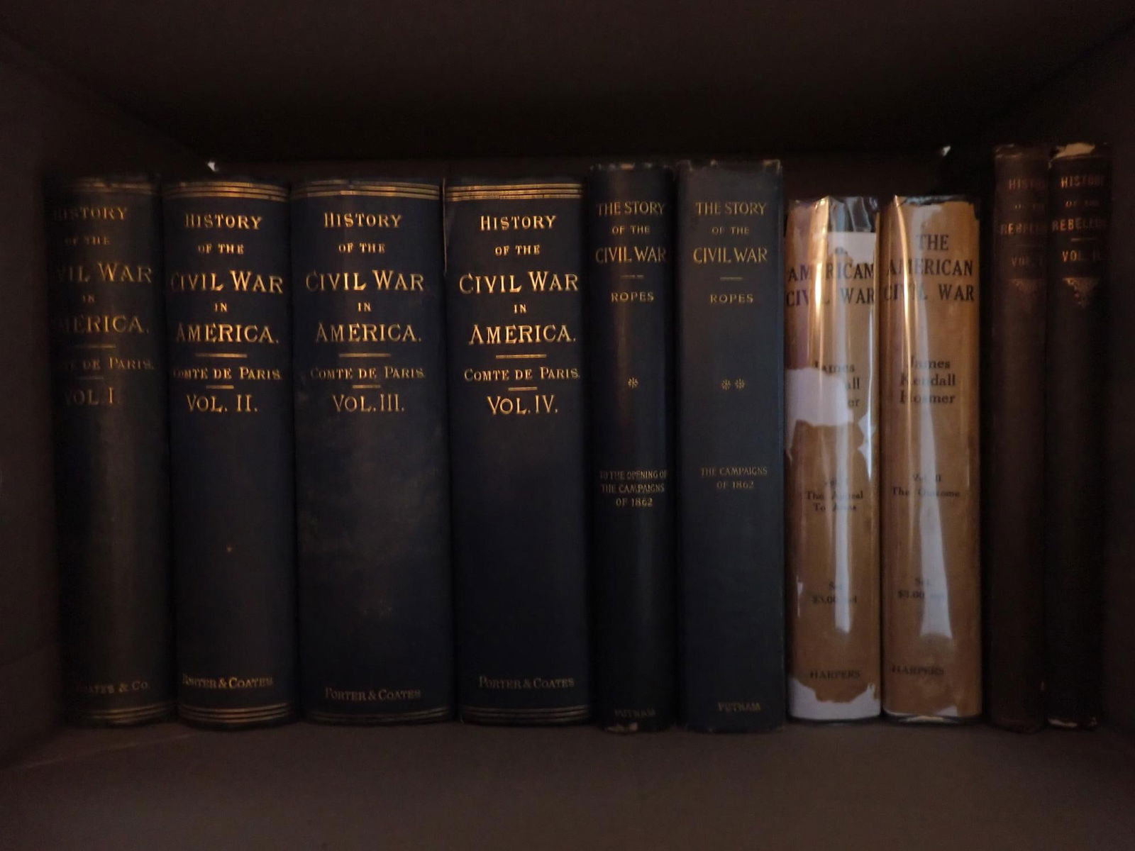 Civil War history books (1 of 19)