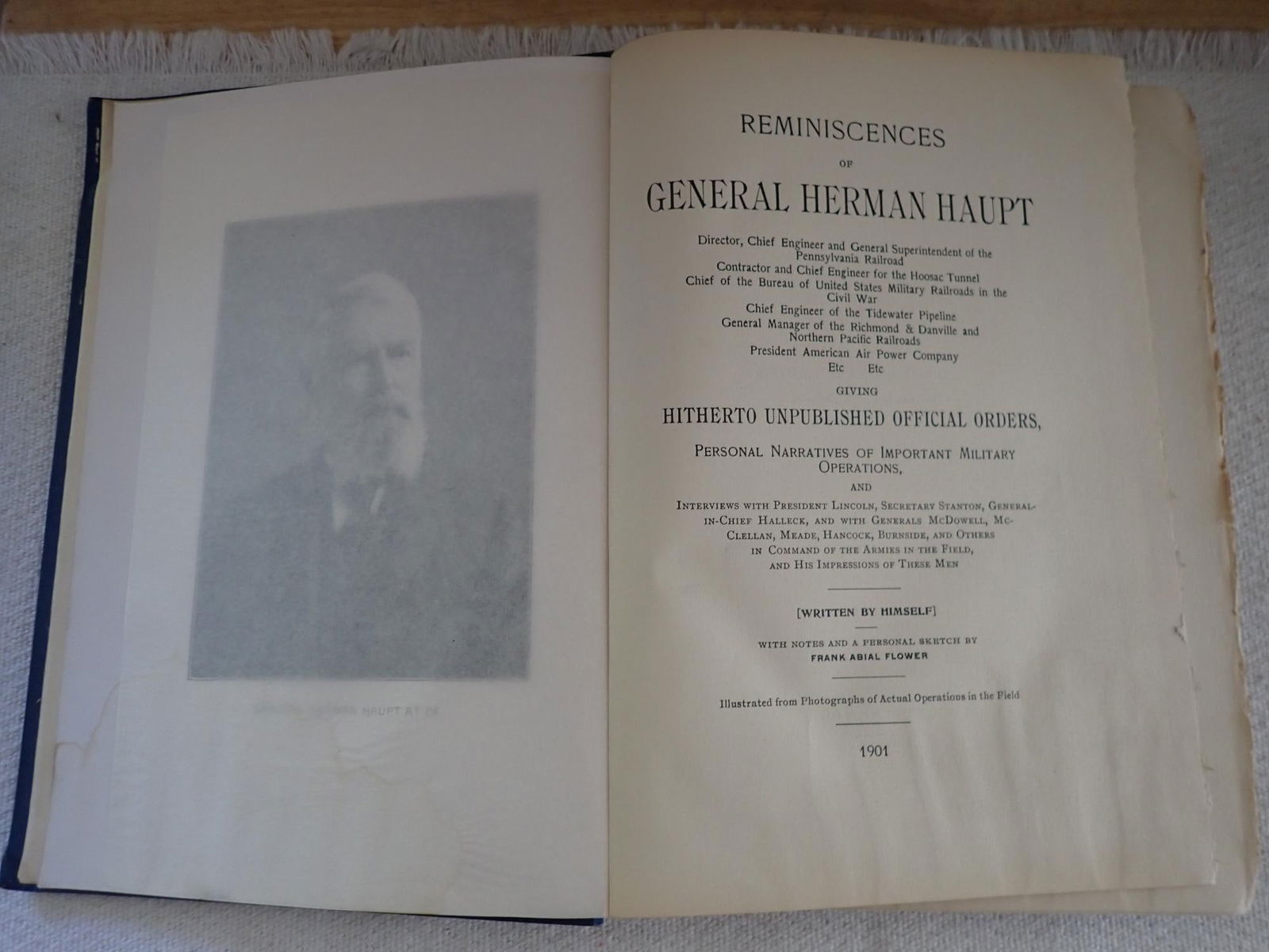 Reminiscences General Herman Haup, other books (1 of 18)