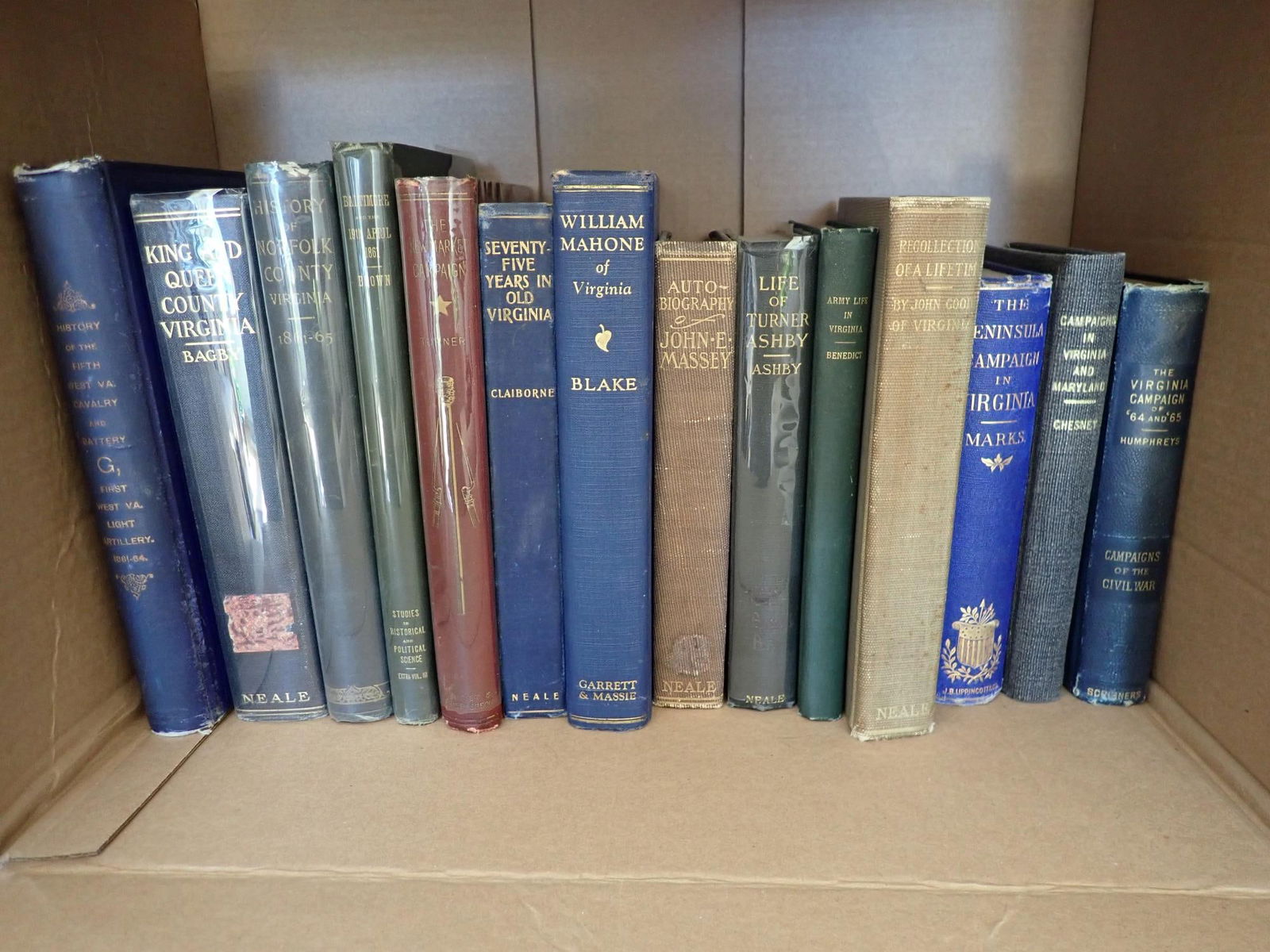 Virginia & West Virginia related Civil War books (1 of 20)