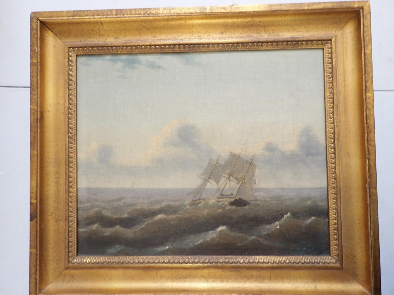 Sailing Ship O/B Oil on Board Painting (1 of 6)