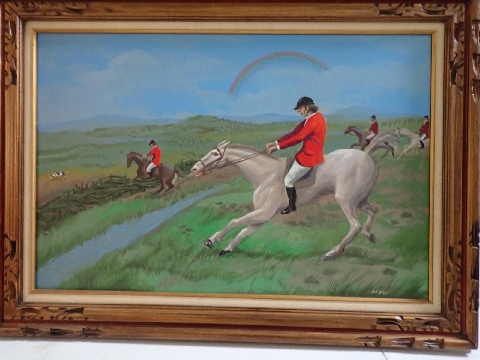 Fox Hunt - Rider slowing horse by Sante Graziani (1 of 10)