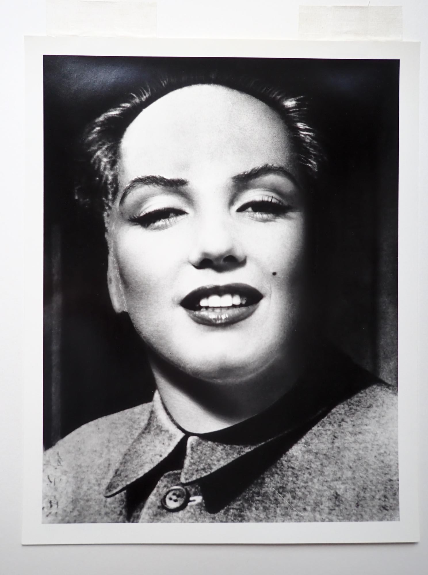 Marilyn Monroe as Mao Halsman Portfolio: Philippe Halsman silver gelatin print of Marilyn Monroe as Mao Zedong. 14" x 11" and matte is 20" x 16." Limited edition 12/250.