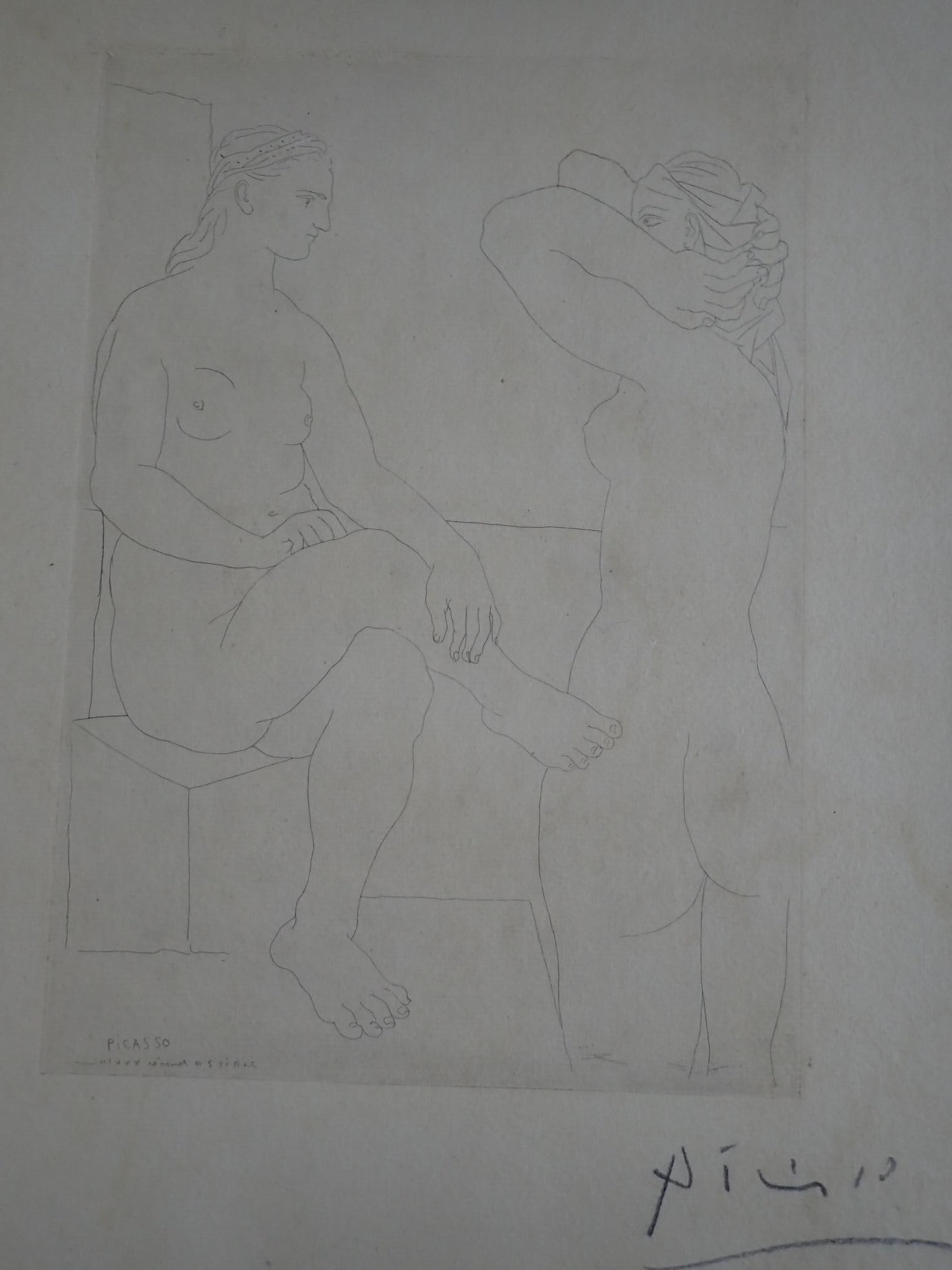 Pablo Picasso "Deux femmes au bain" Suite Vollard (1 of 10)
