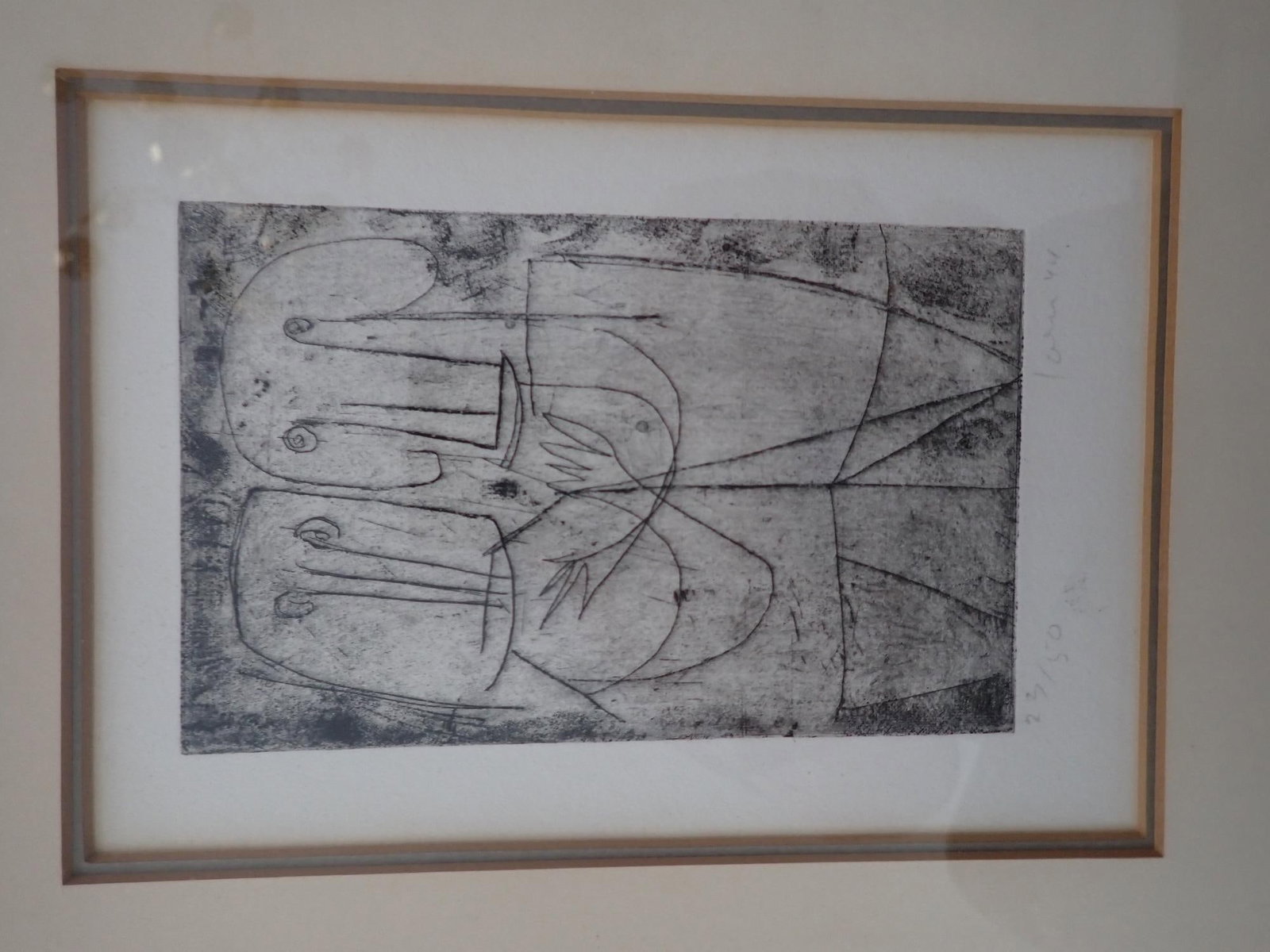 Asger John "Sympathy" Ltd. Edition Etching - 2
