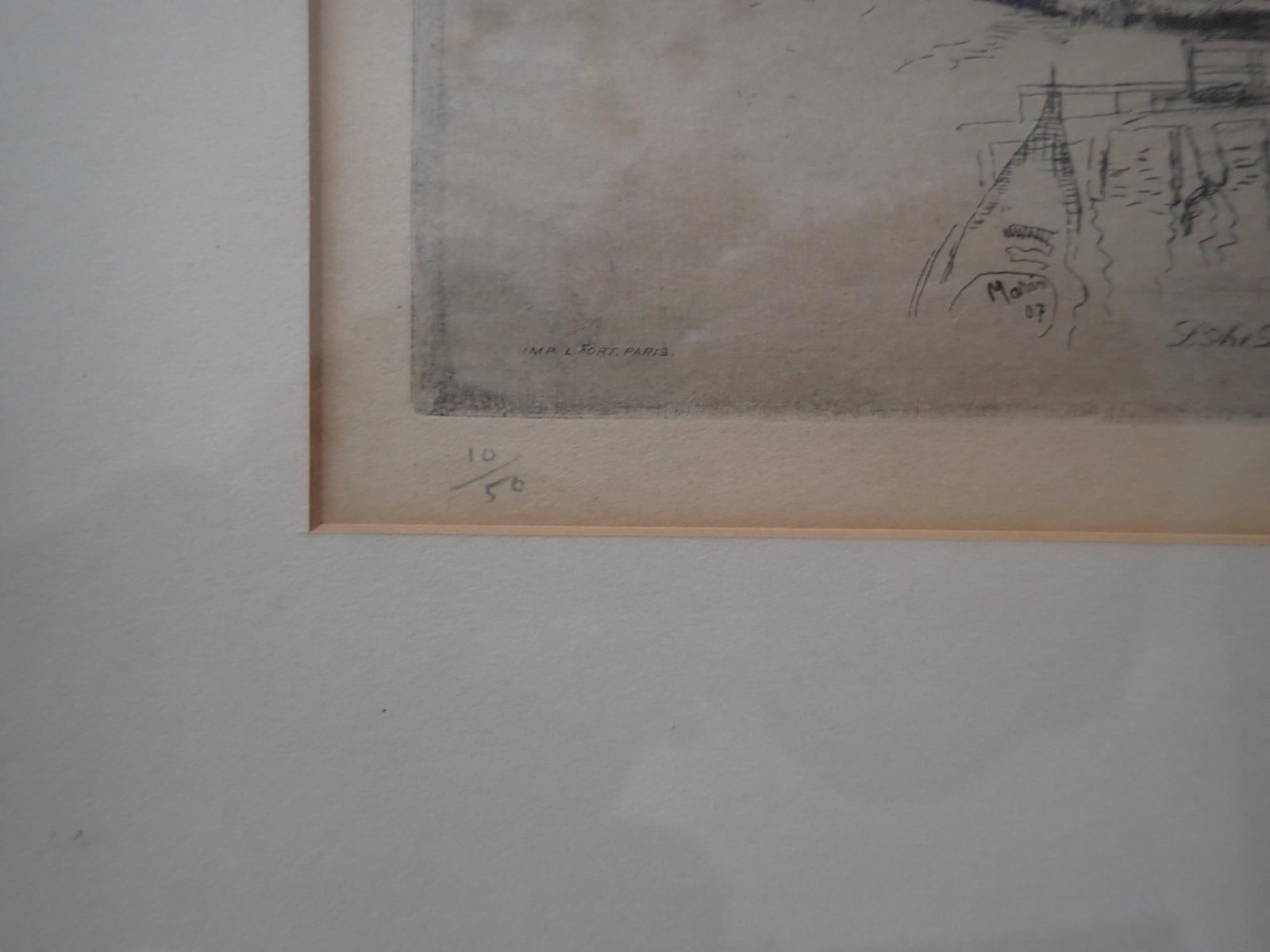 John Marin Through the Window, Venice Etching - 4