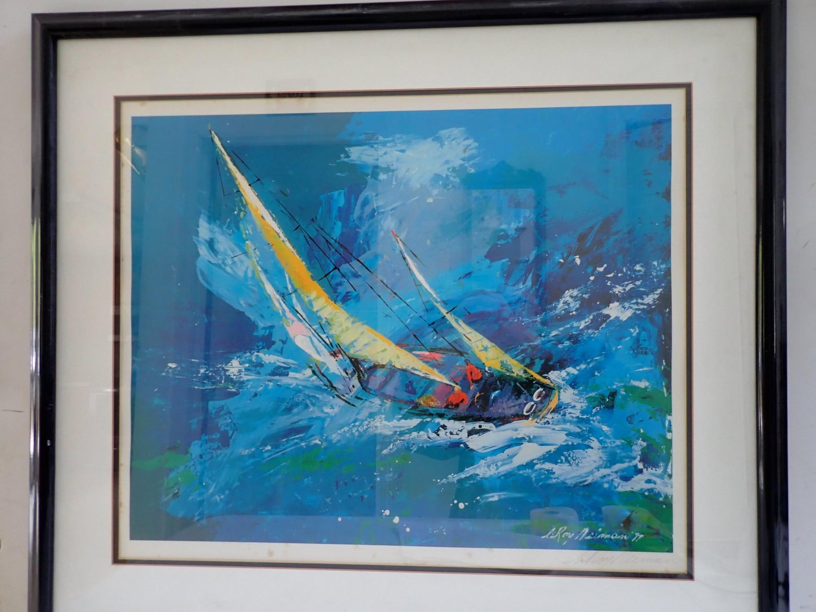 Leroy Neiman "Sailing" signed lithograph (1 of 10)