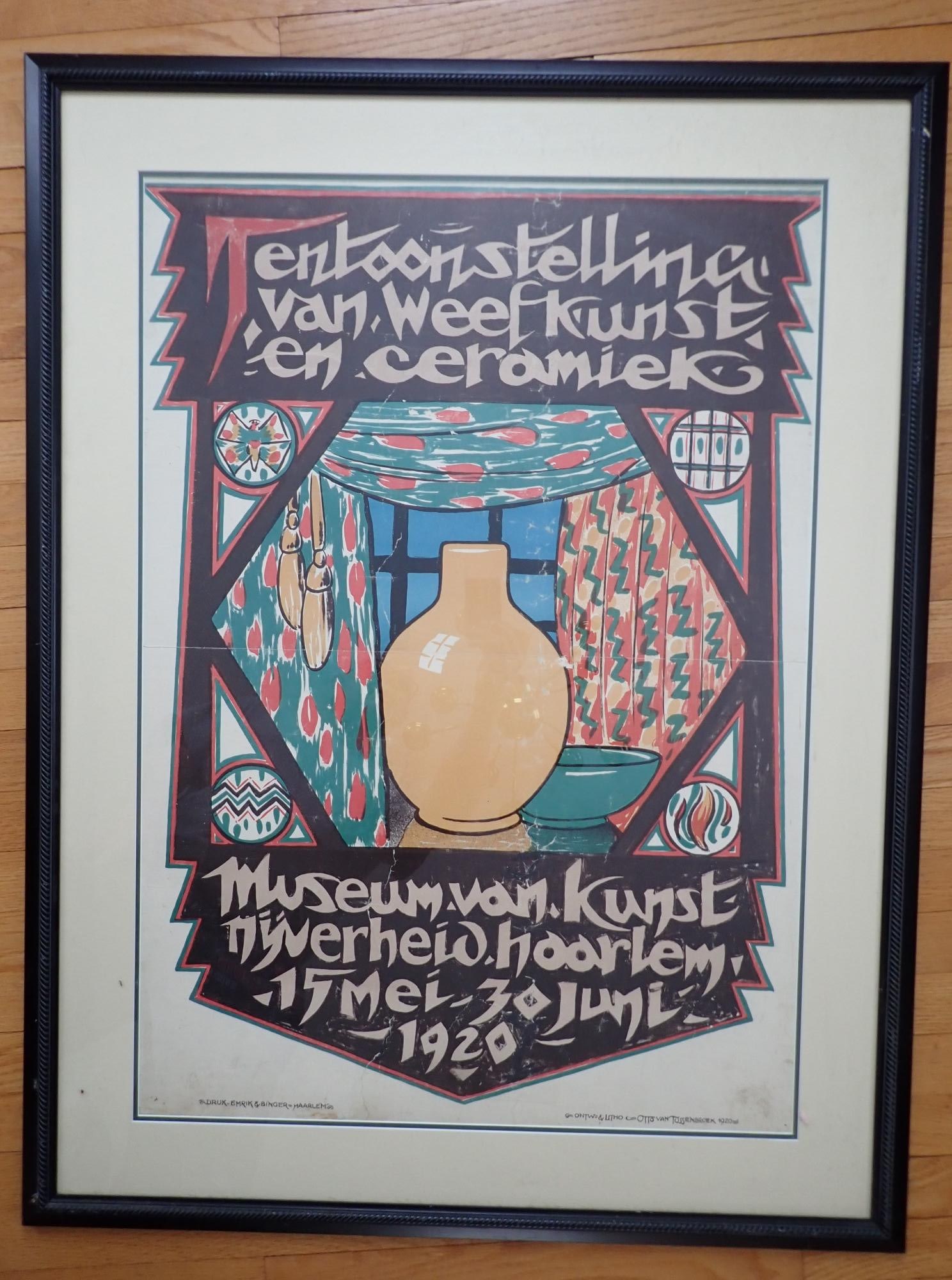 1920 Weaving & Ceramics van Tussenbroek poster (1 of 12)