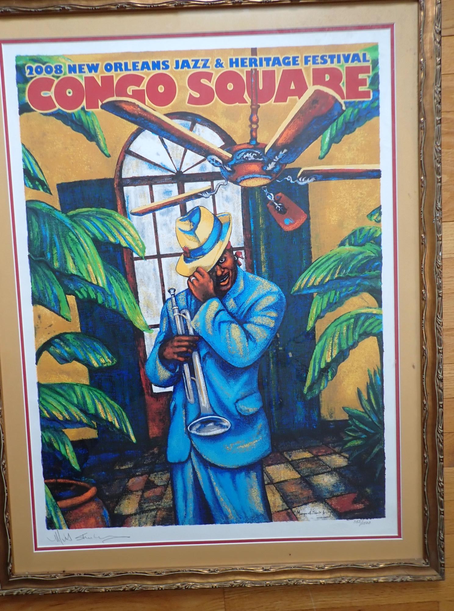 2008 New Orleans Jazz Festival signed poster (1 of 9)