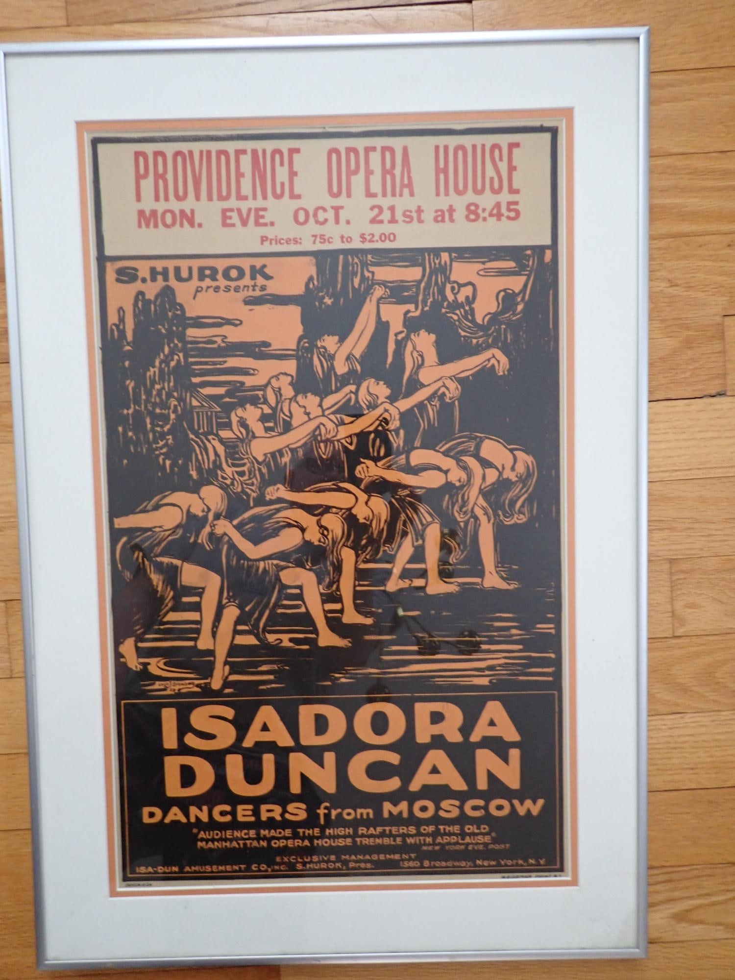 Isadora Duncan Dancers Providence Poster (1 of 8)