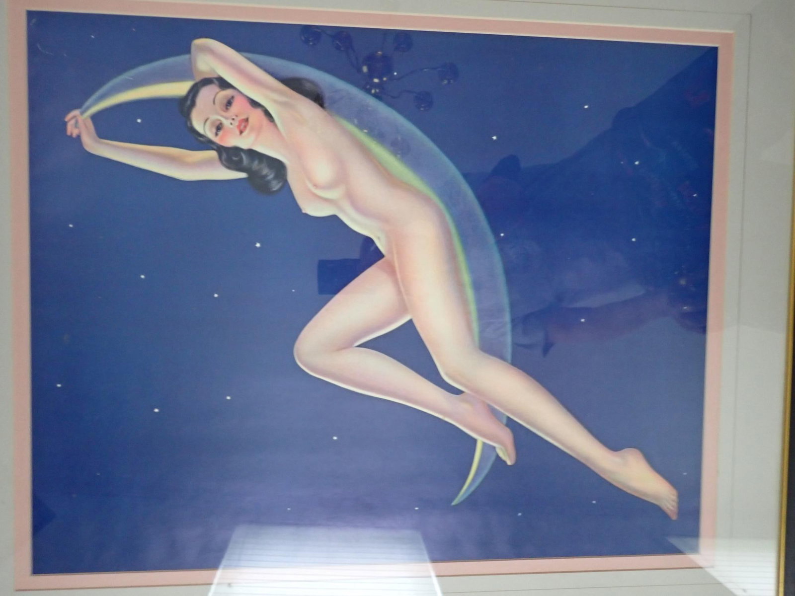Billy DeVorss Nude on Moon Pinup - 2