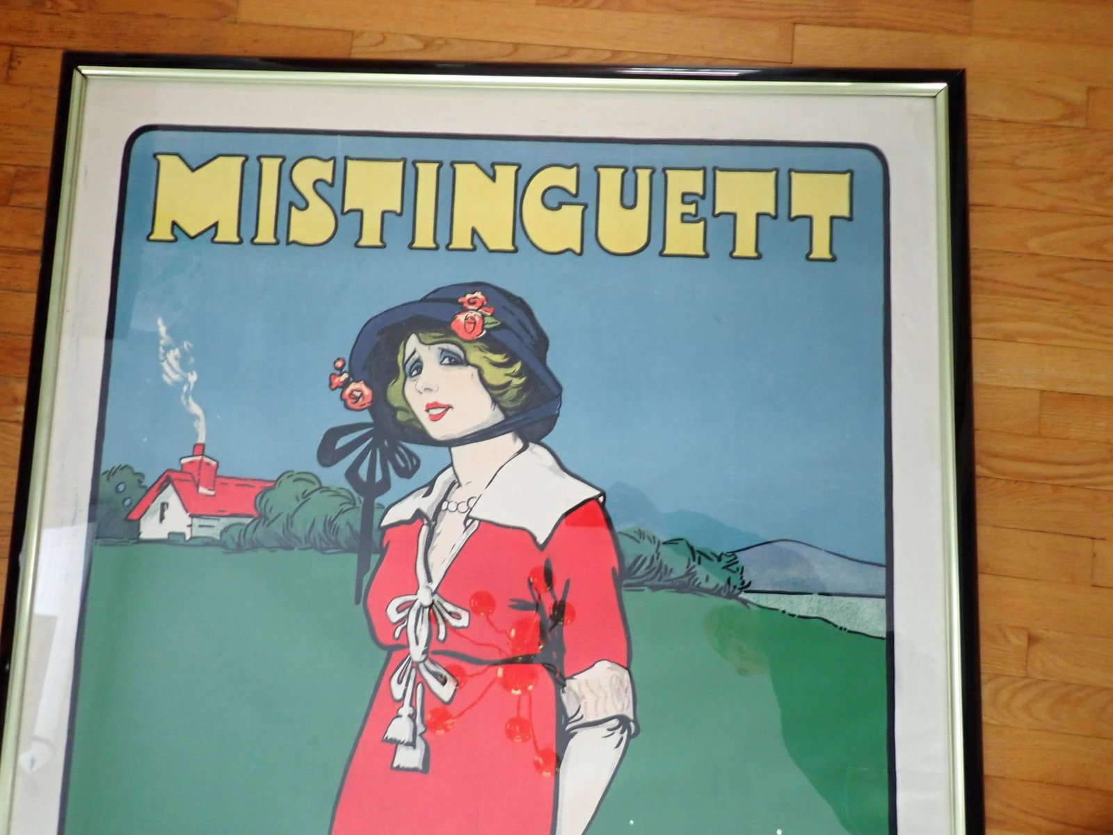 Mistinguette Large Colored Lithograph Poster - 2
