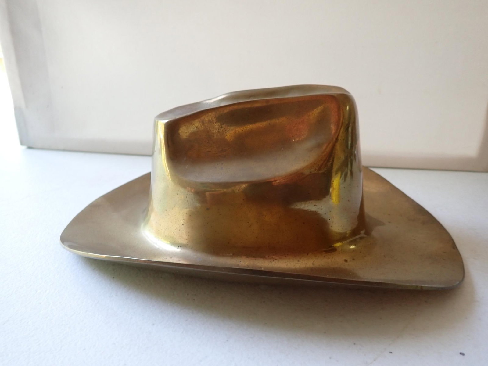 Brass Spag's Hat: This brass novelty hat was gifted to Steven Tankanow by the family of the late Anthony Borgatti. "Tank" and "Spag" were close personal friends for many years before Mr. Borgatti's passing. Mr.
