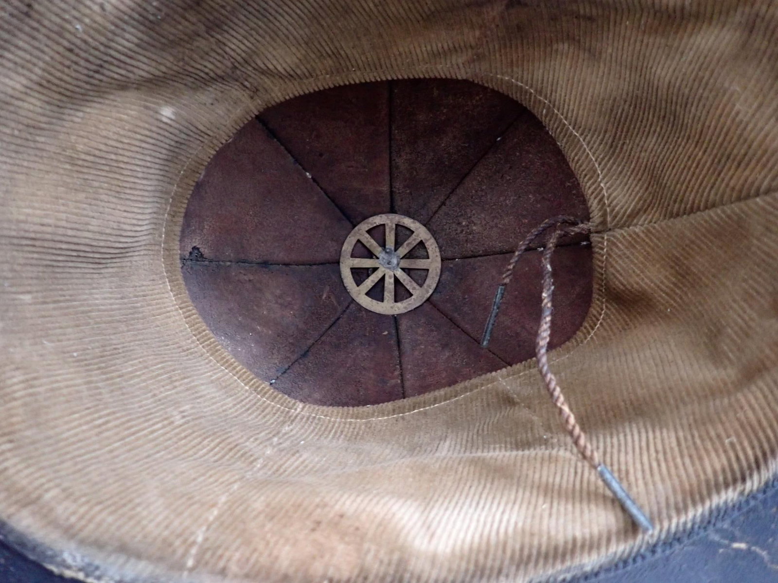 High Eagle Leather Fire Helmet - 10