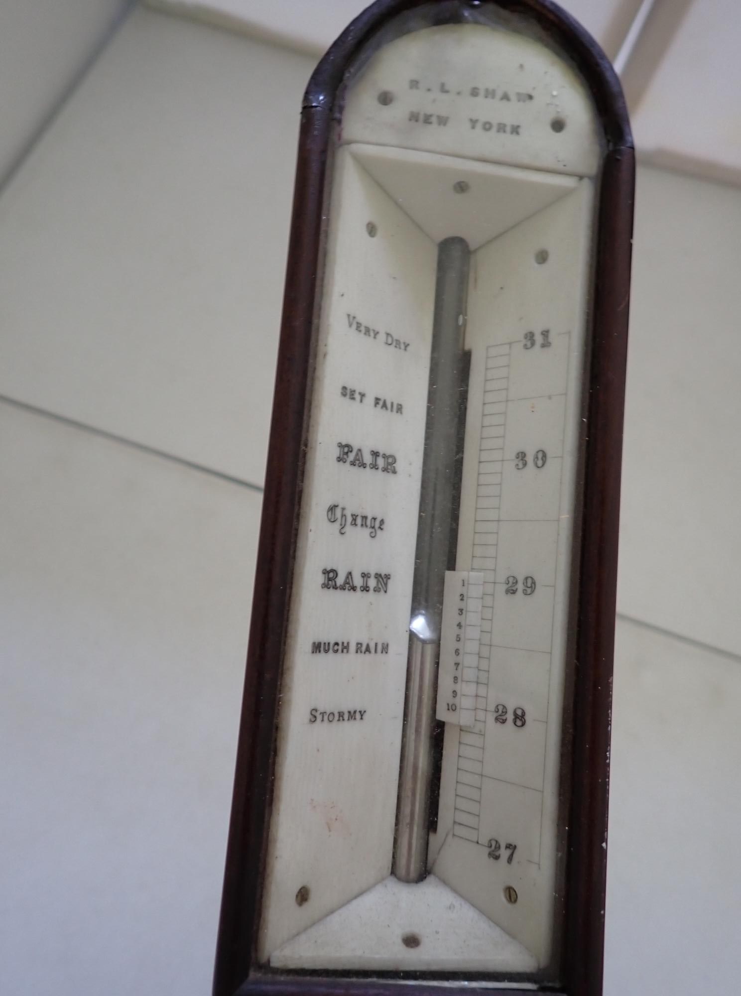 R.L. Shaw Nautical Barometer and Thermometer - 8