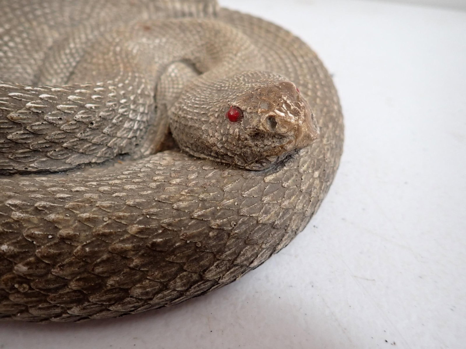Vintage Chalkware Rattlesnake - 3