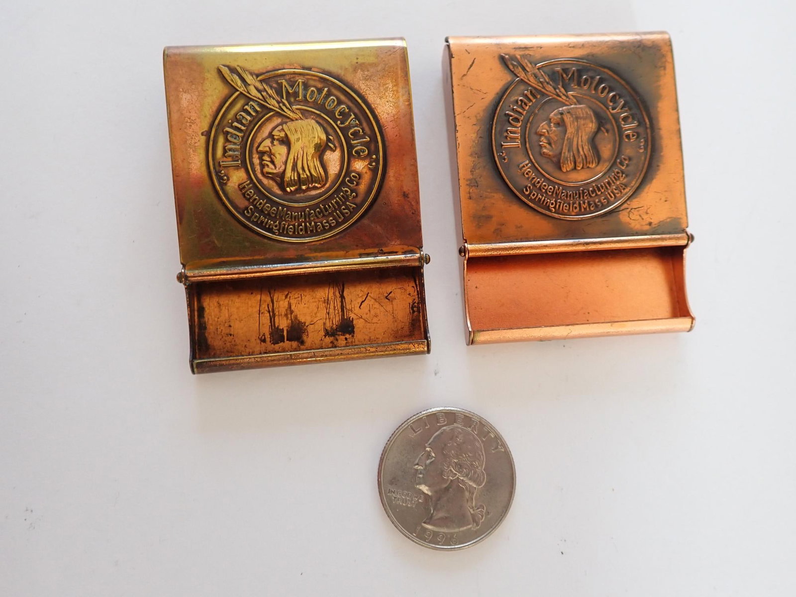 2 Indian Motorcycle Match Holders - 6