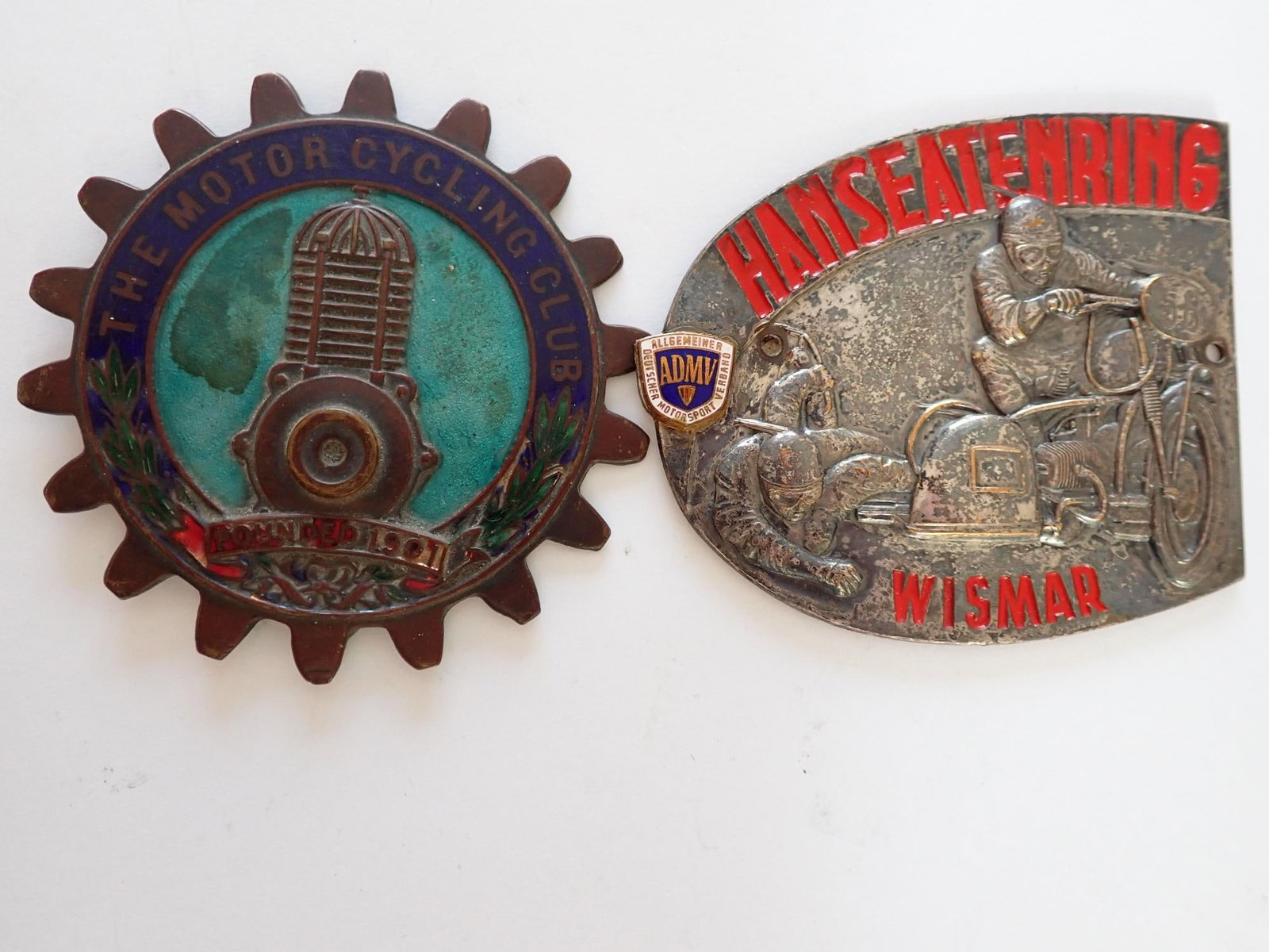 English and German Motorcycle Emblems: English and German Motorcycle Emblems