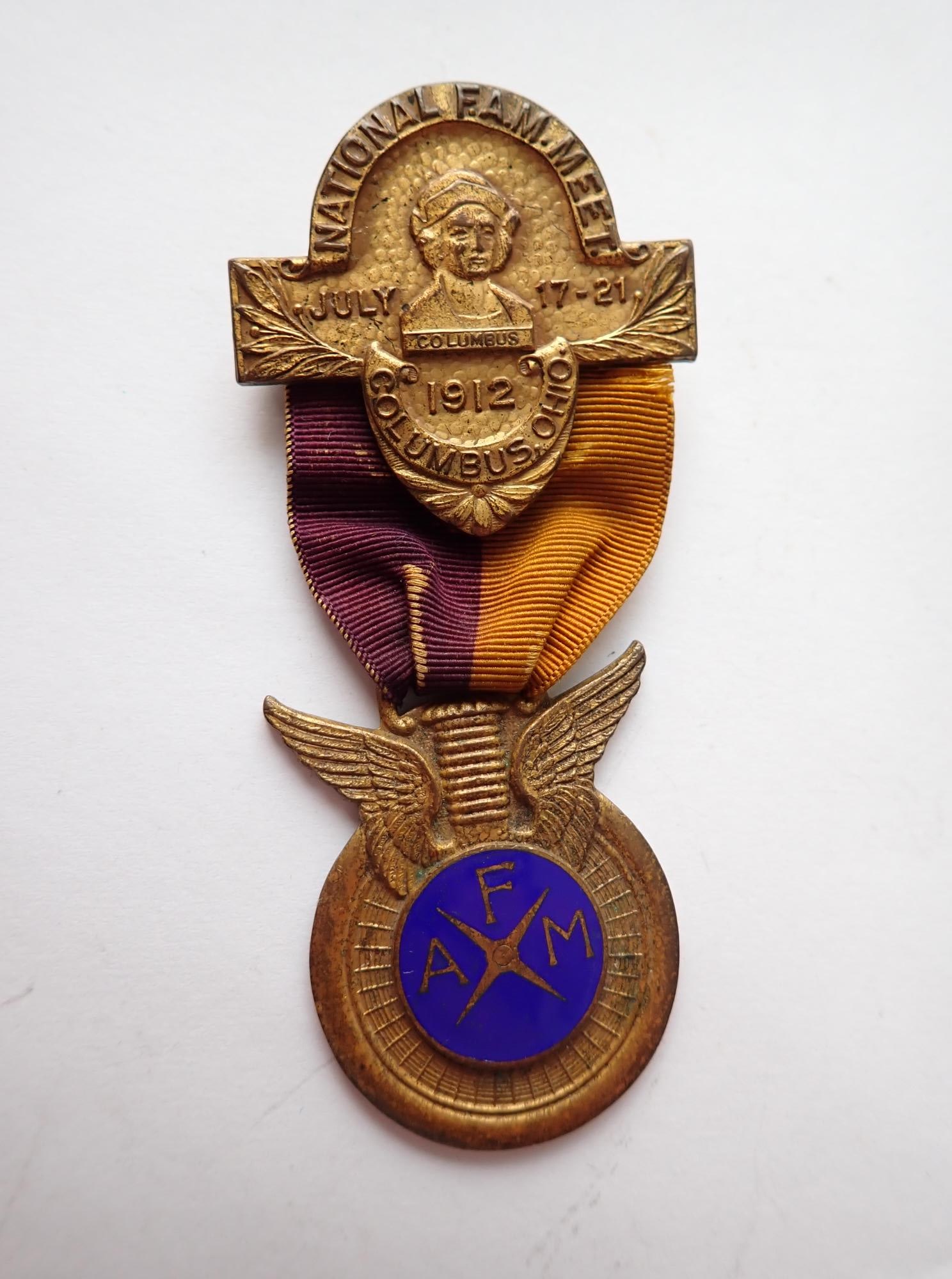 1912 Federation of American Motorcyclists Medal (1 of 6)