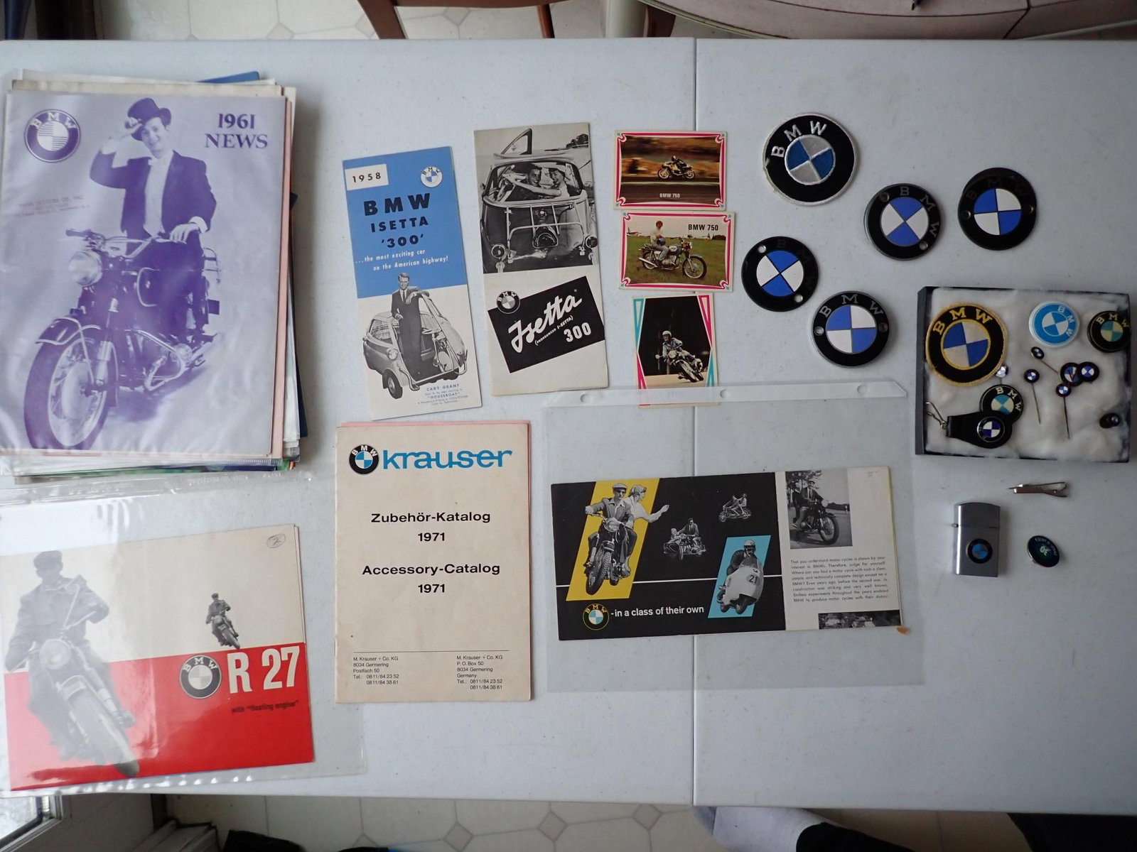 BMW Motorcycle and Automobile Memorabilia (1 of 11)