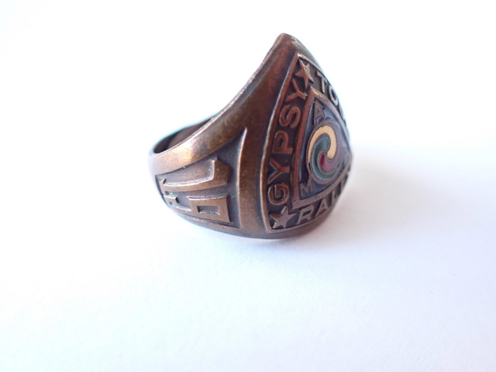 1932 Gypsy Tour Motorcycle AMA Souvenir Ring (1 of 12)