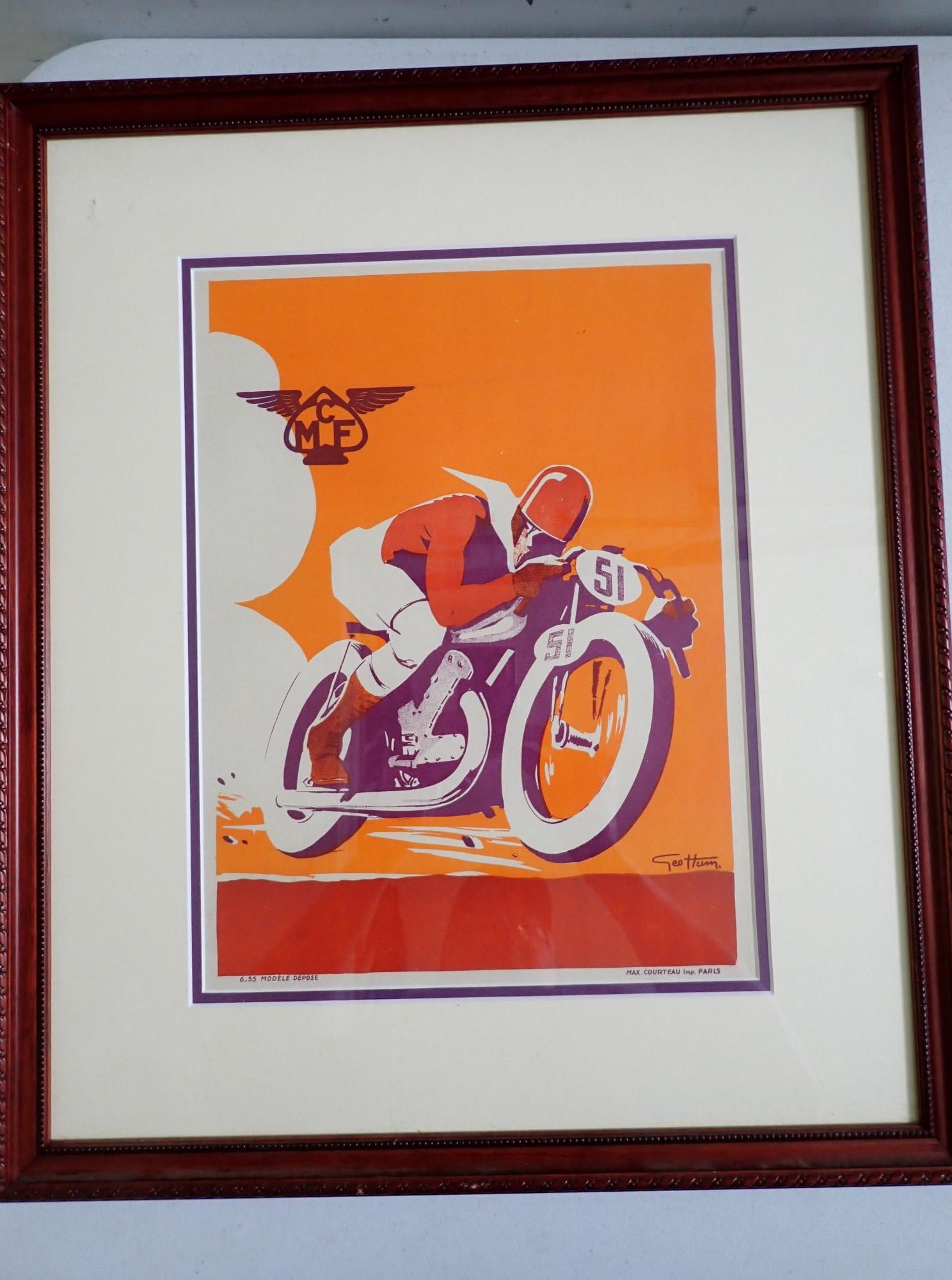 1935 Motorcycle Club of France Poster (1 of 7)