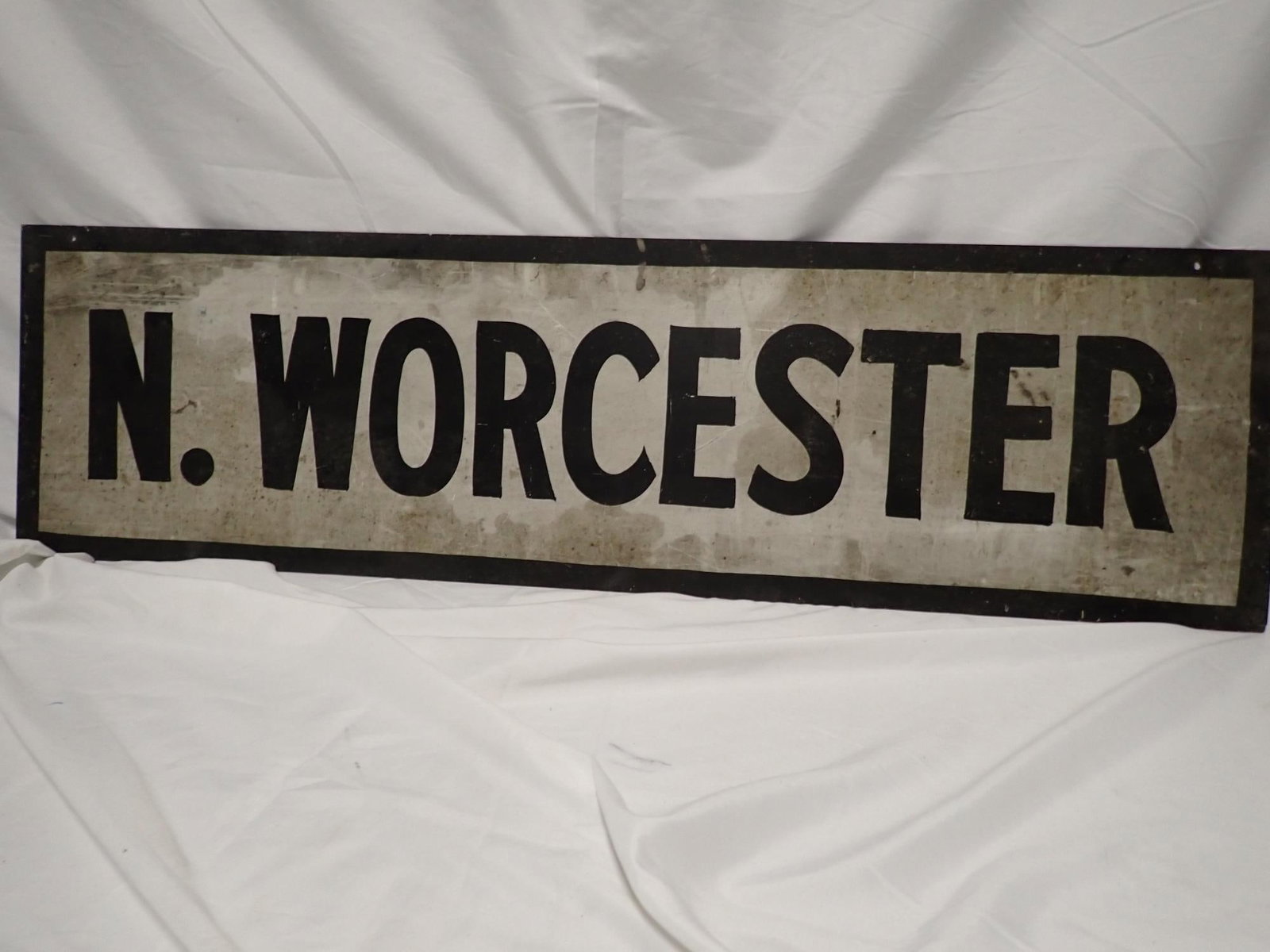 N. Worcester Metal Railroad Sign (1 of 5)