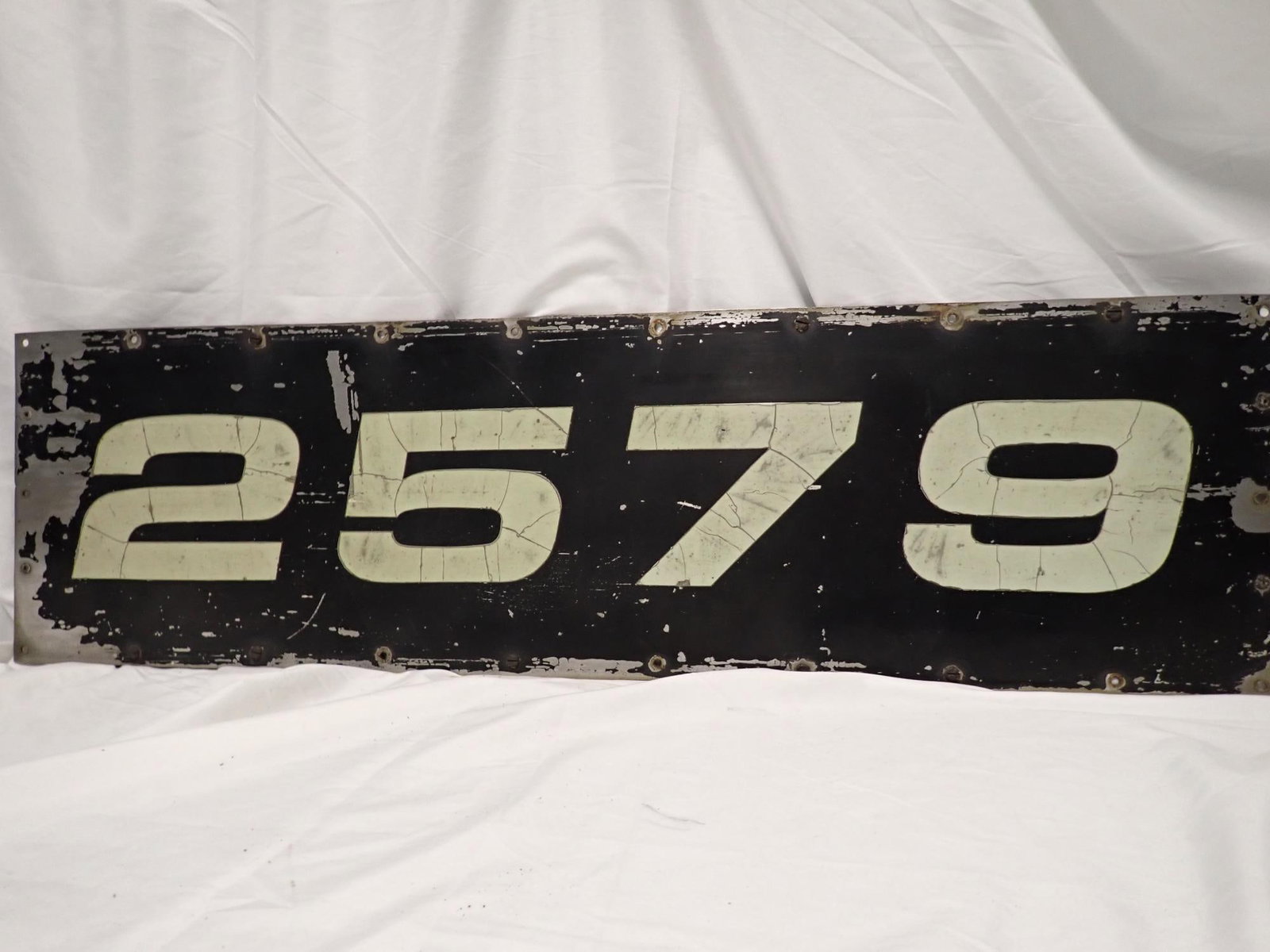 Penn Central Shoreliner Car Number: "Penn Central ex NH Shoreliner" in marker on back. The New Haven operated Budd Carrs from the station in Worcester across from Coney Island Hot Dogs to New York City. 10 1/4" x 36". Some paint loss