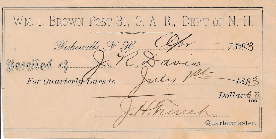 Miscellaneous Post-war docs, GAR, pension docs - 6