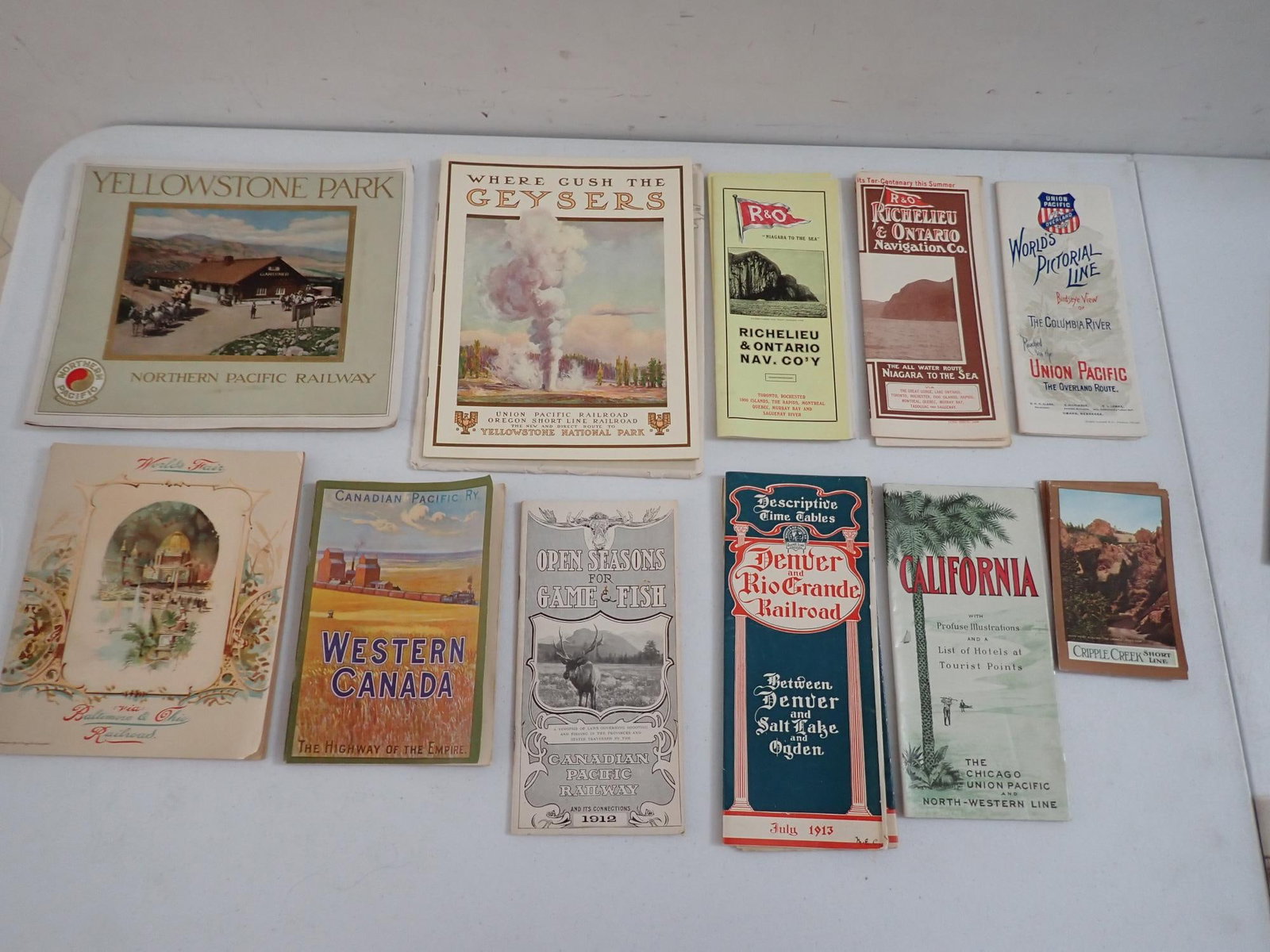 Early 1900's Railroad Travel Guides: Early 20th Century