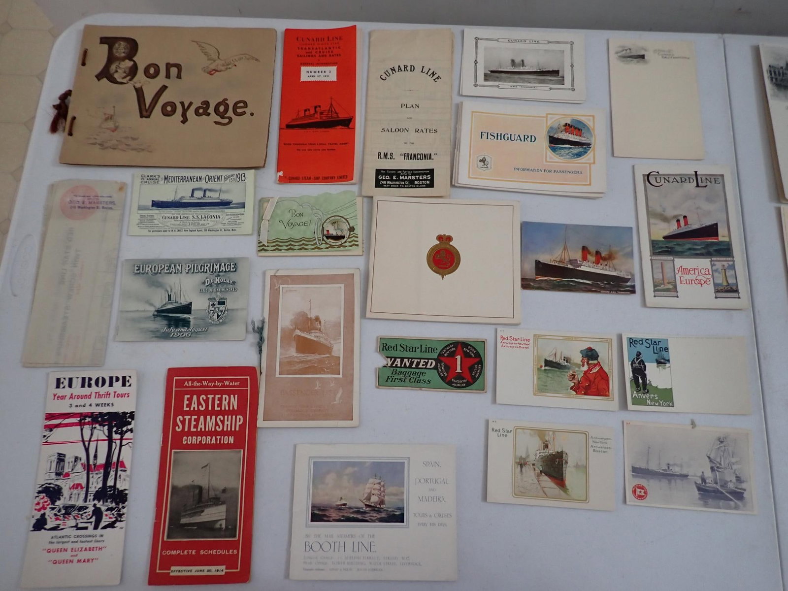 Cunard Line, Red Star & Other Ship Memorabilia (1 of 18)