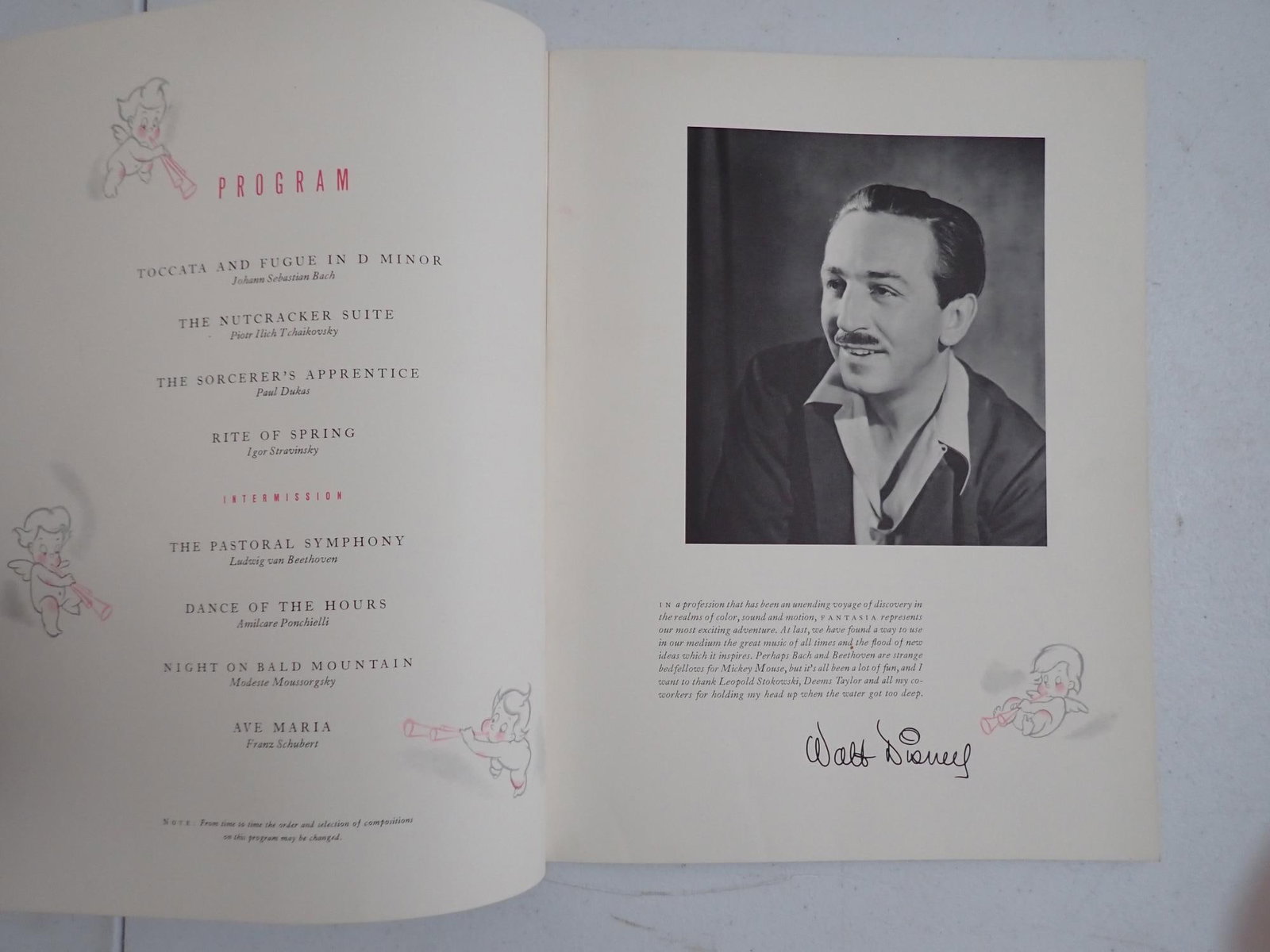 Fantasia, Gone with The Wind & Other Programs - 5