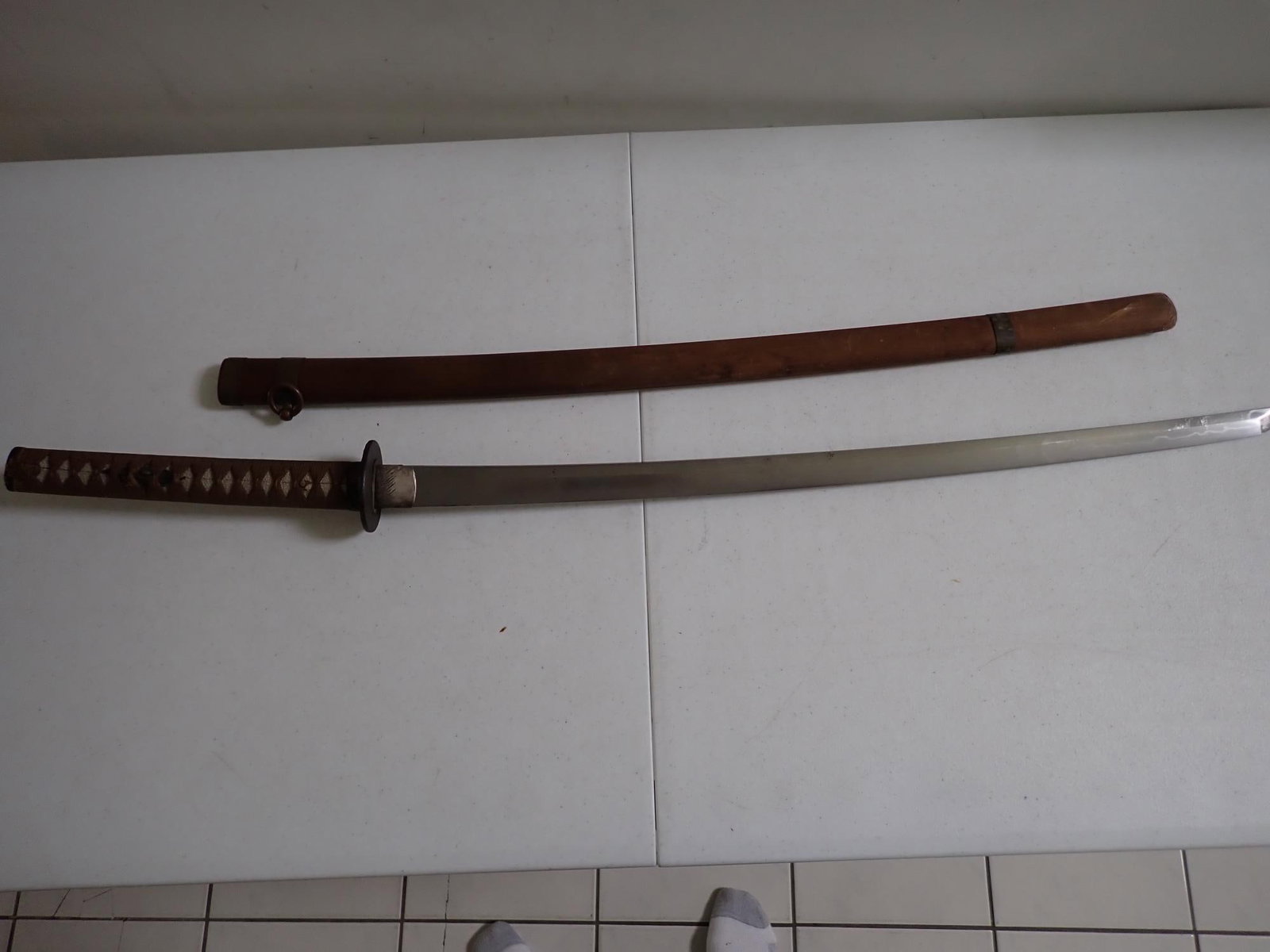 Samurai sword signed by maker - 2