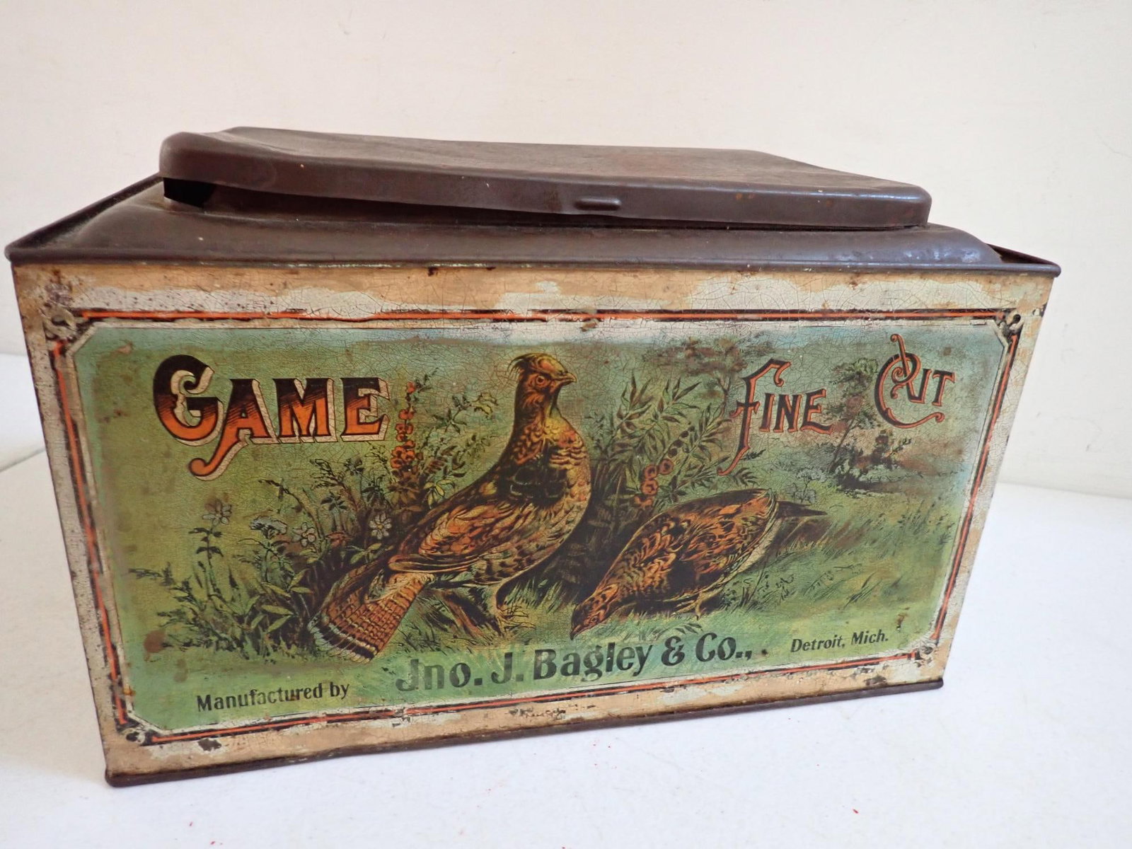 Game Fine Cut Store Display Advertising Tin (1 of 10)