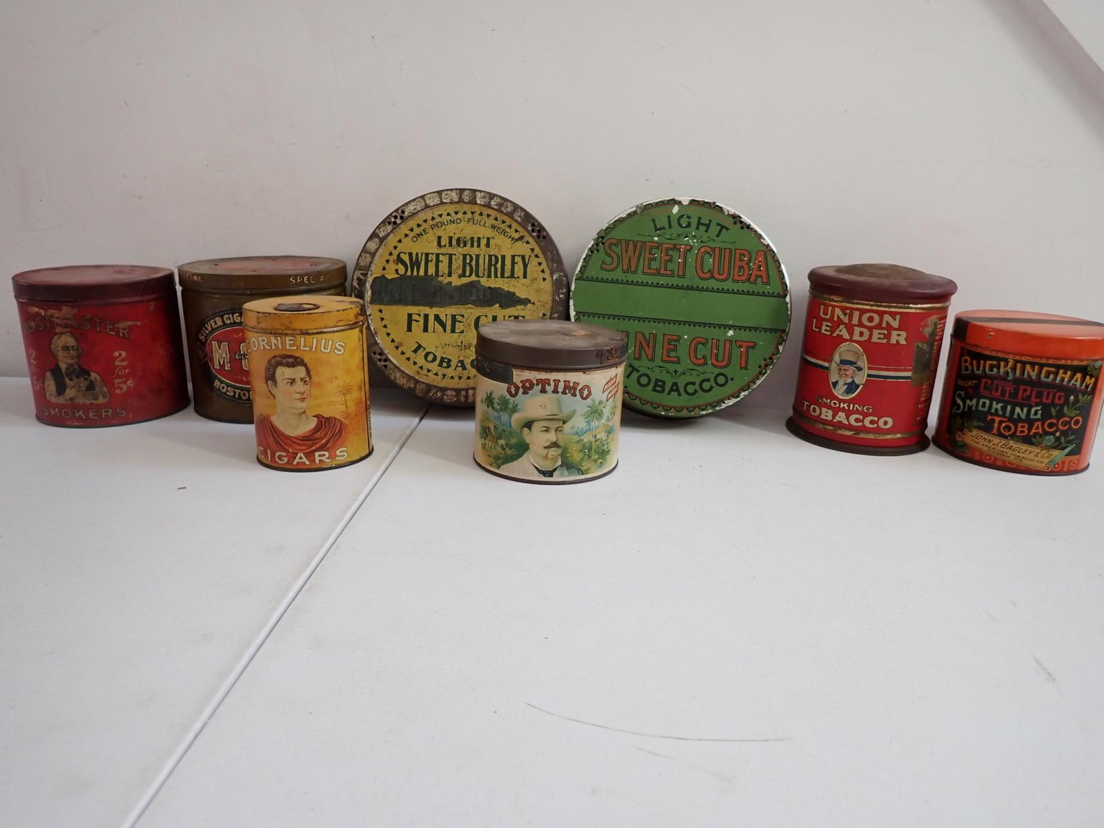 Cornelius Cigars Tin, Sweet Cuba Tobacco Tin, etc. (1 of 15)