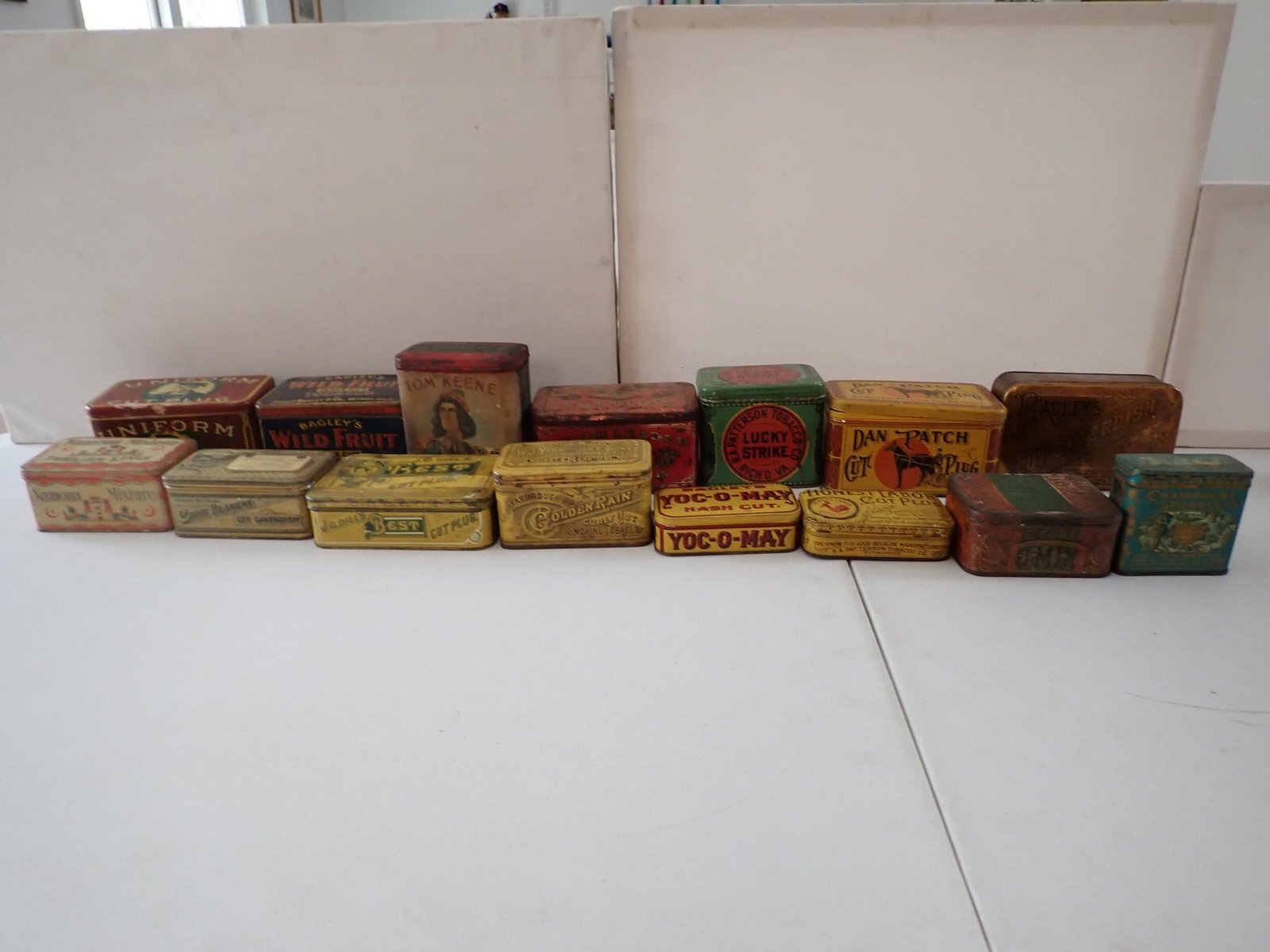 Yoc-o-May Hash Cut, Honest Labor Cut Plug, etc. Tins (1 of 17)