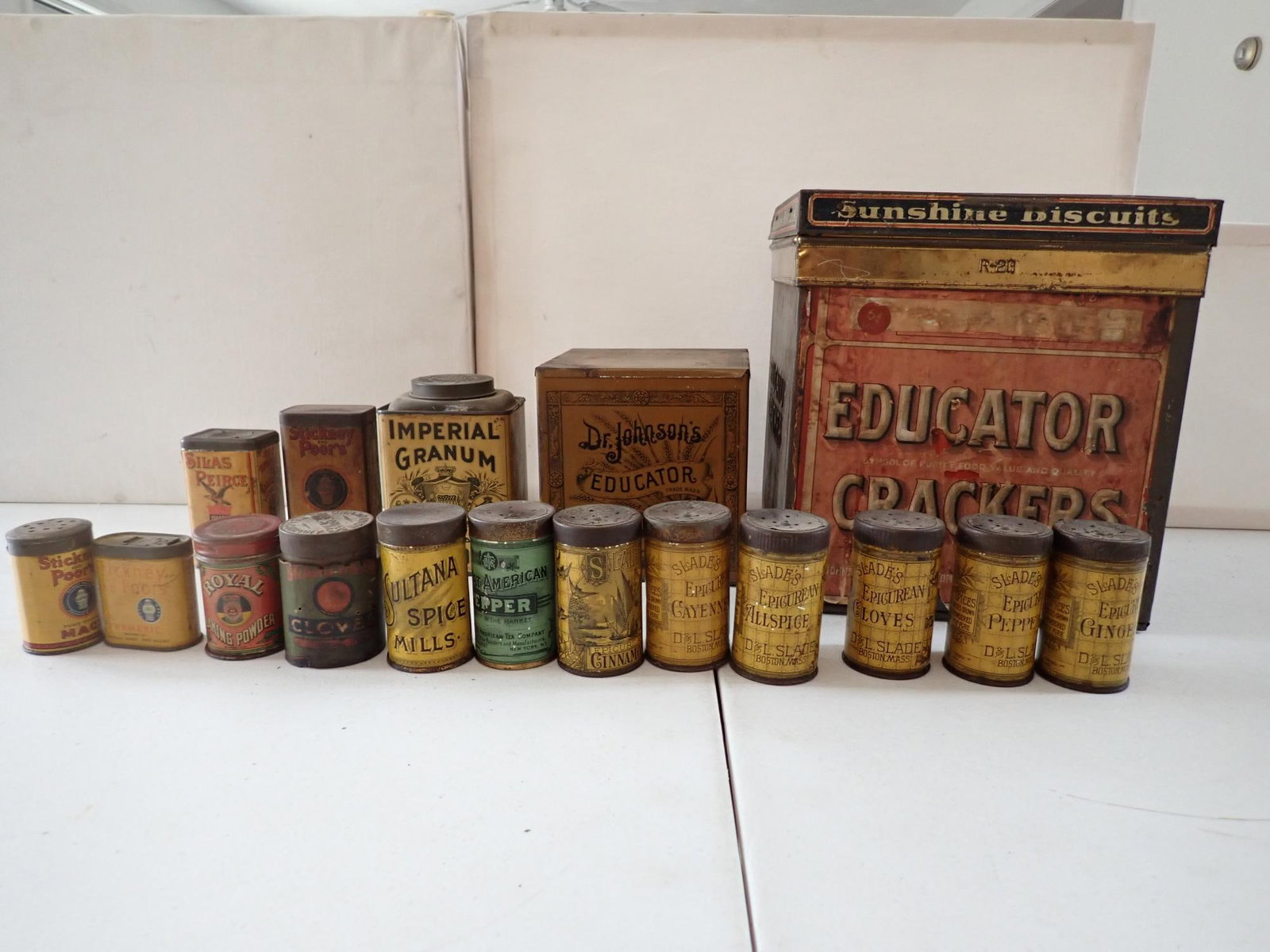 Wheat Food, Crackers, Spice tins, etc. (1 of 13)