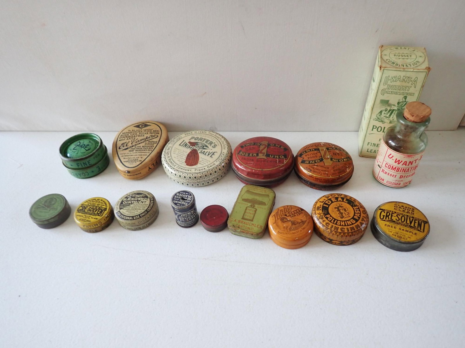Salves & Ointment Tins & other Advertising (1 of 9)