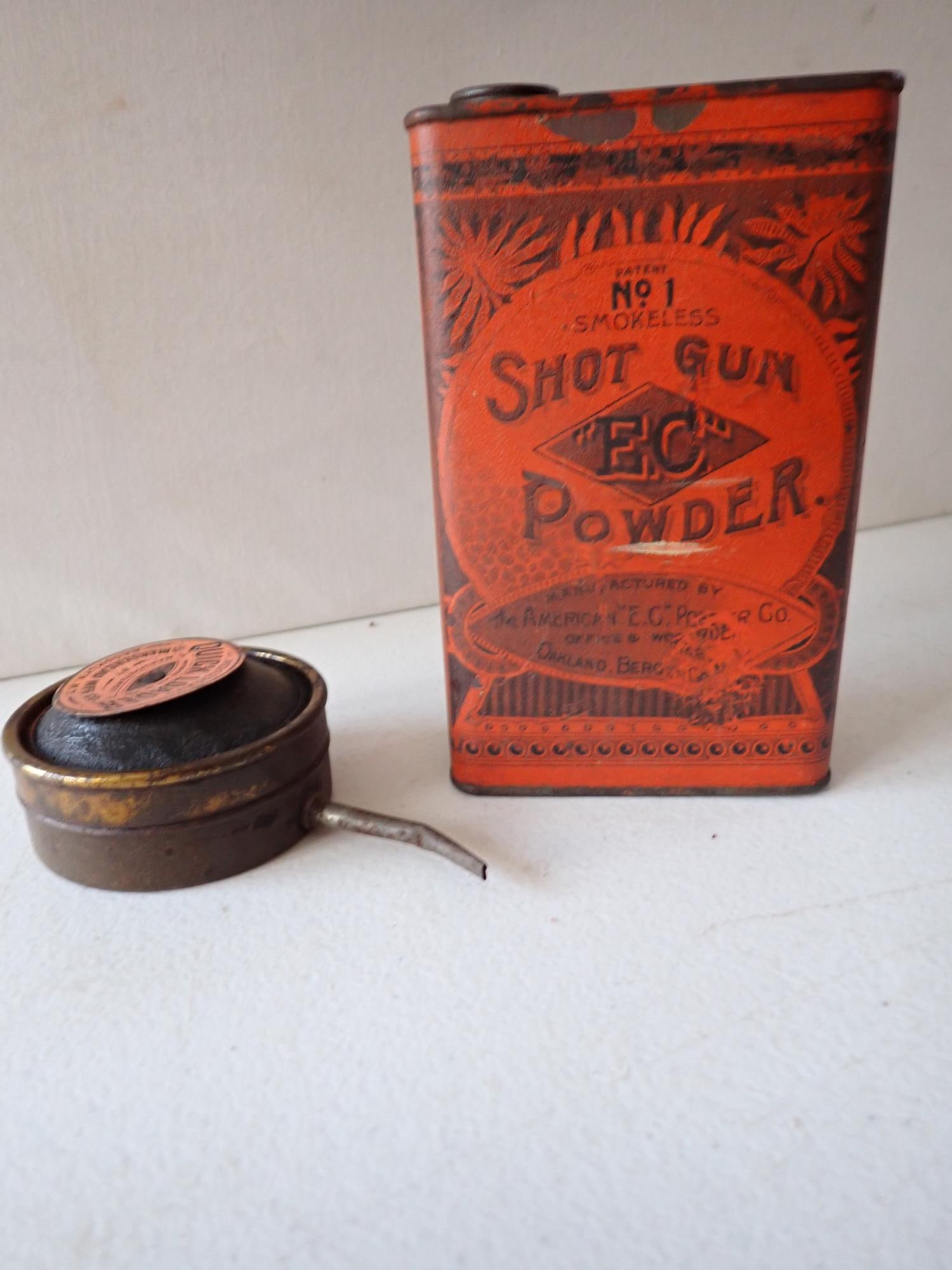 EC Shotgun Powder Tin & Quick Loader Tin. (1 of 7)