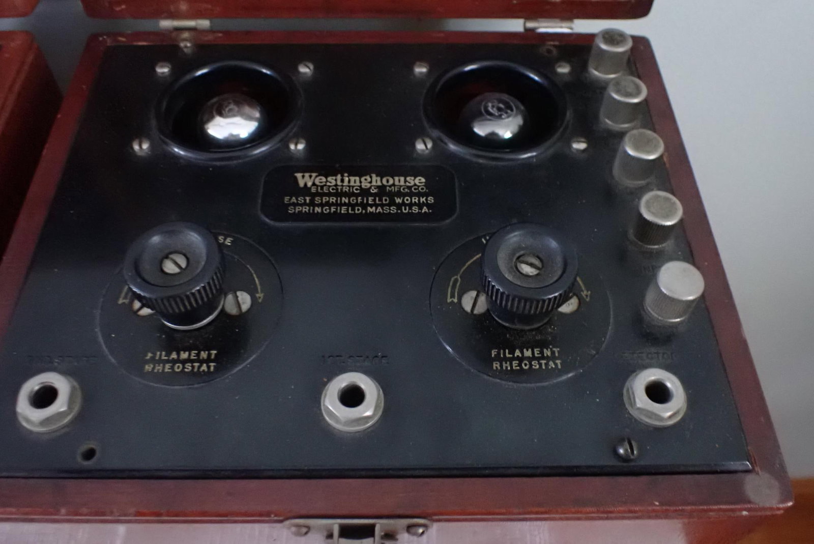 Two Westinghouse/RCA Radiola Amplifiers with Tubes - 9