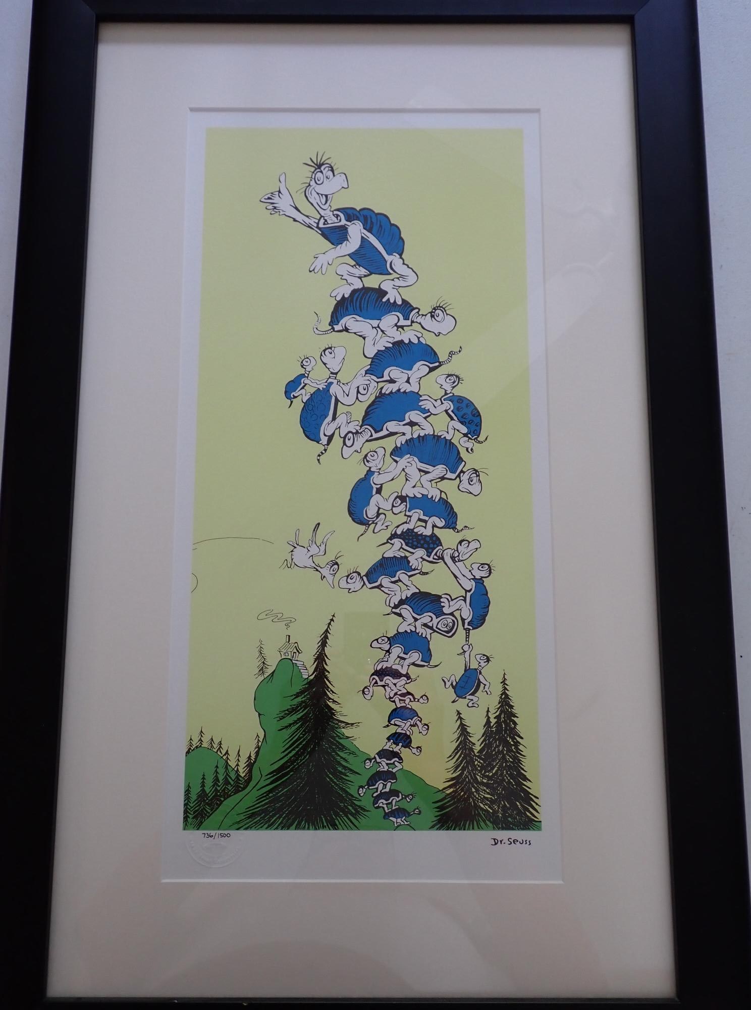 Turtle Tower Limited edition Dr. Suess: Print 21 ?? x 10 ??