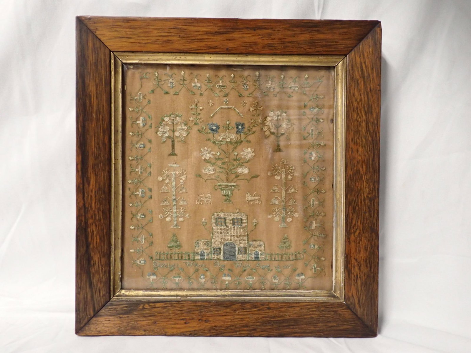 1827 Elizabeth Wilson sampler - 5